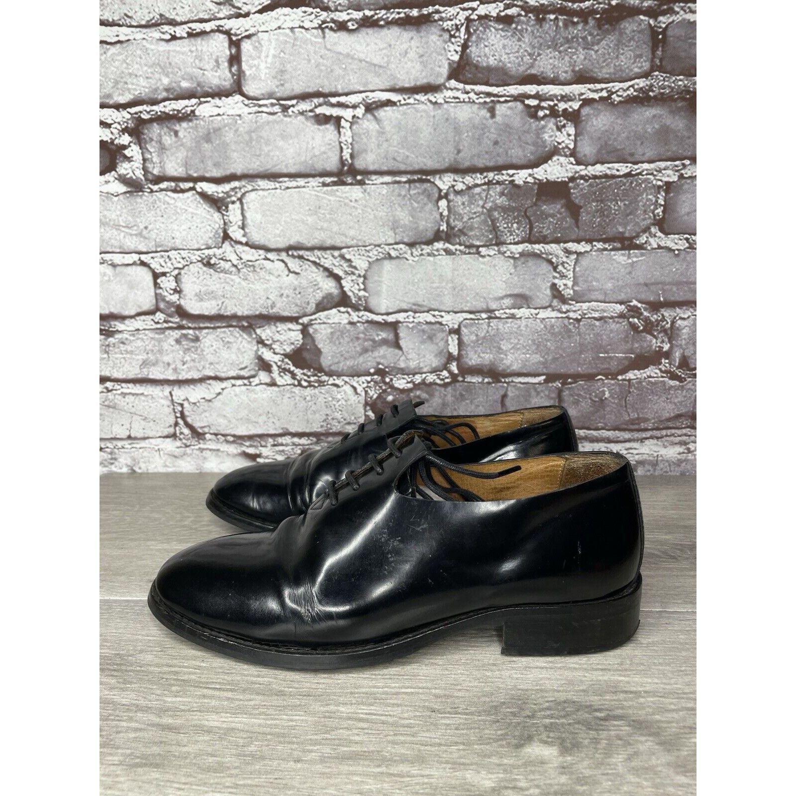 Other Filipe Sousa Black Patent Leather Oxfords Lace Up Shoes Wome Size US 7.5 / IT 37.5 - 16 Thumbnail