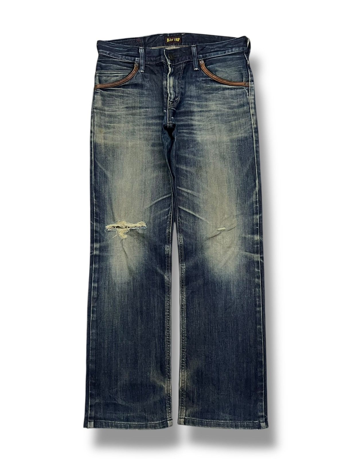 Edwin Vintage Edwin Blue Trip 006 Japan- Faded Wash, Distressed Size US 32 / EU 48 - 2 Thumbnail