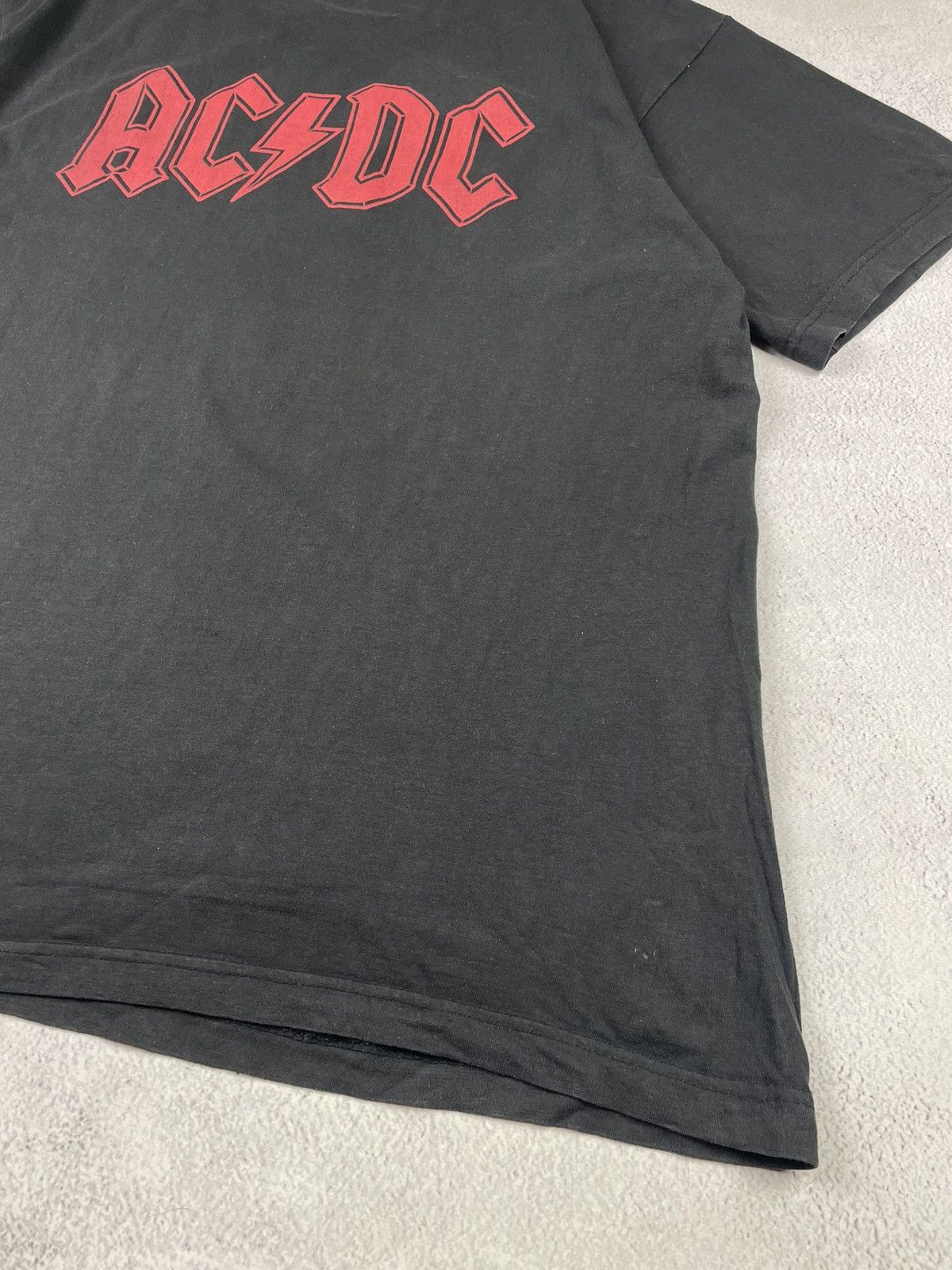 AC/DC Vintage Rare AC/DC Angus Young T-Shirt Top Tag Rock Band Size US XXL / EU 58 / 5 - 12 Thumbnail