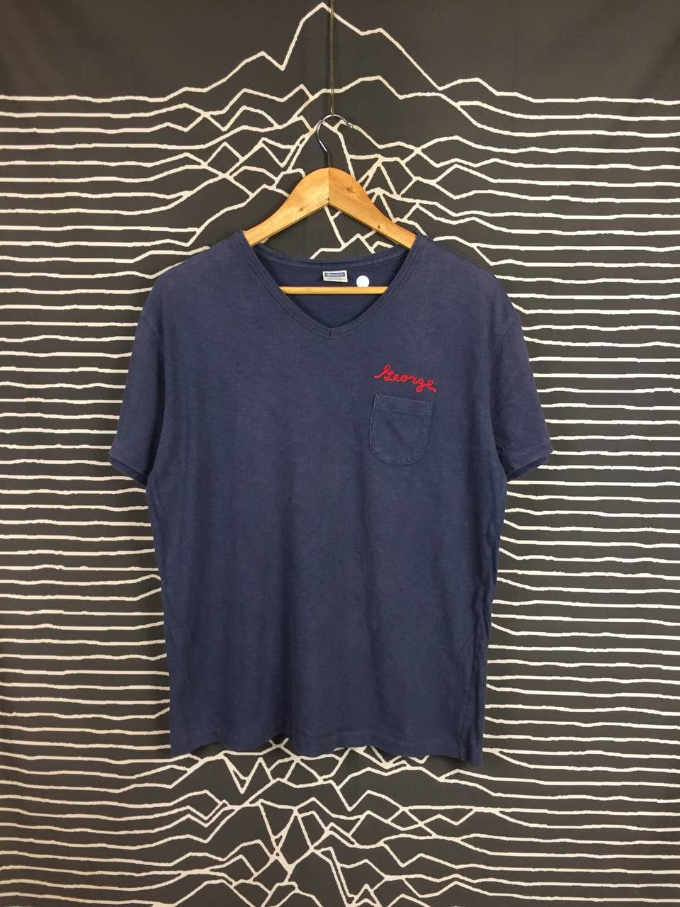 Toyo Enterprises Vtg Cheswick Sportswear Toyo Enterprises V-Neck Pocket Tee Size US L / EU 52-54 / 3 - 2 Thumbnail