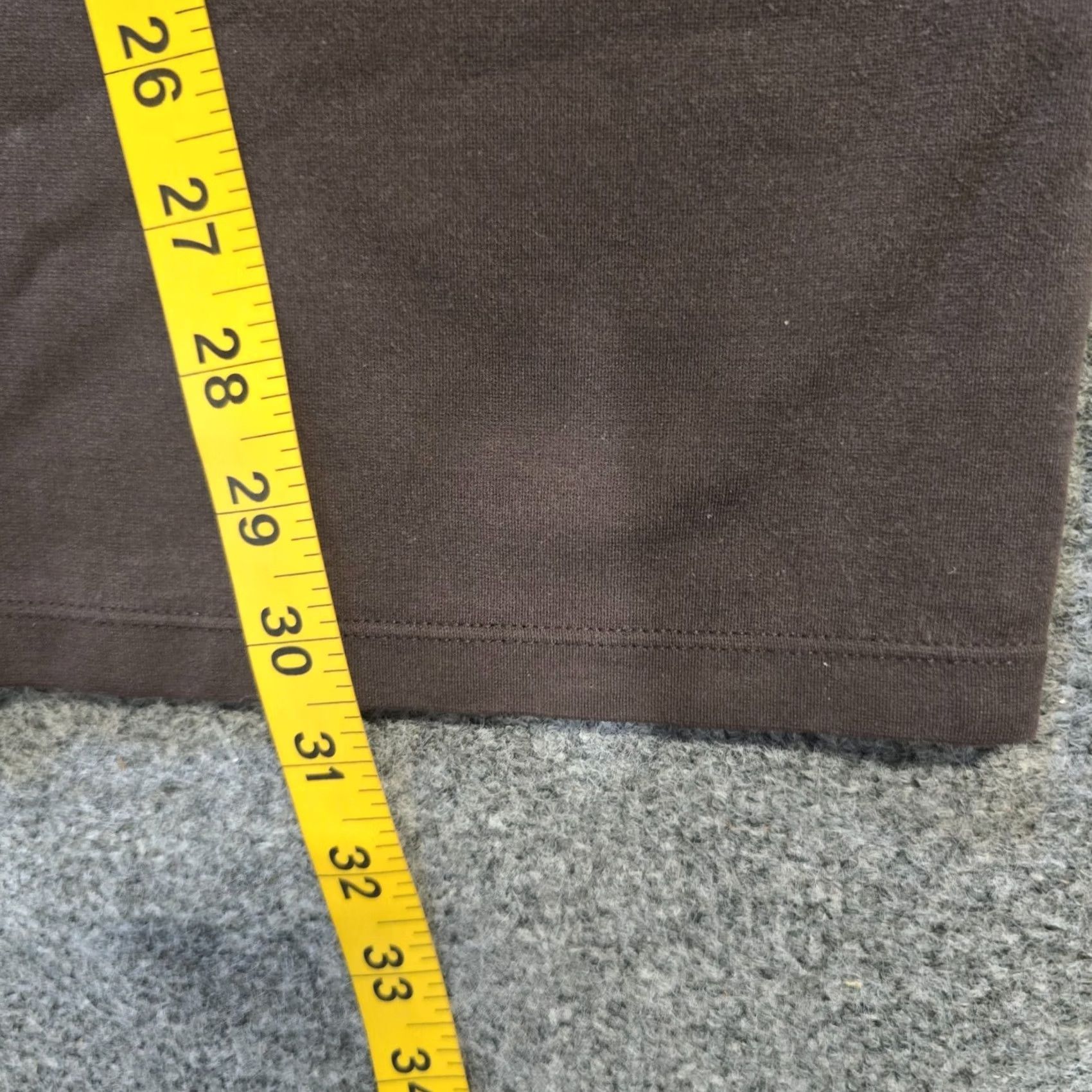 Eileen Fisher Eileen Fisher Pants Women Size Small Brown Straight Elastic Waist Stretch Casual Size 28" / US 6 / IT 42 - 6 Thumbnail