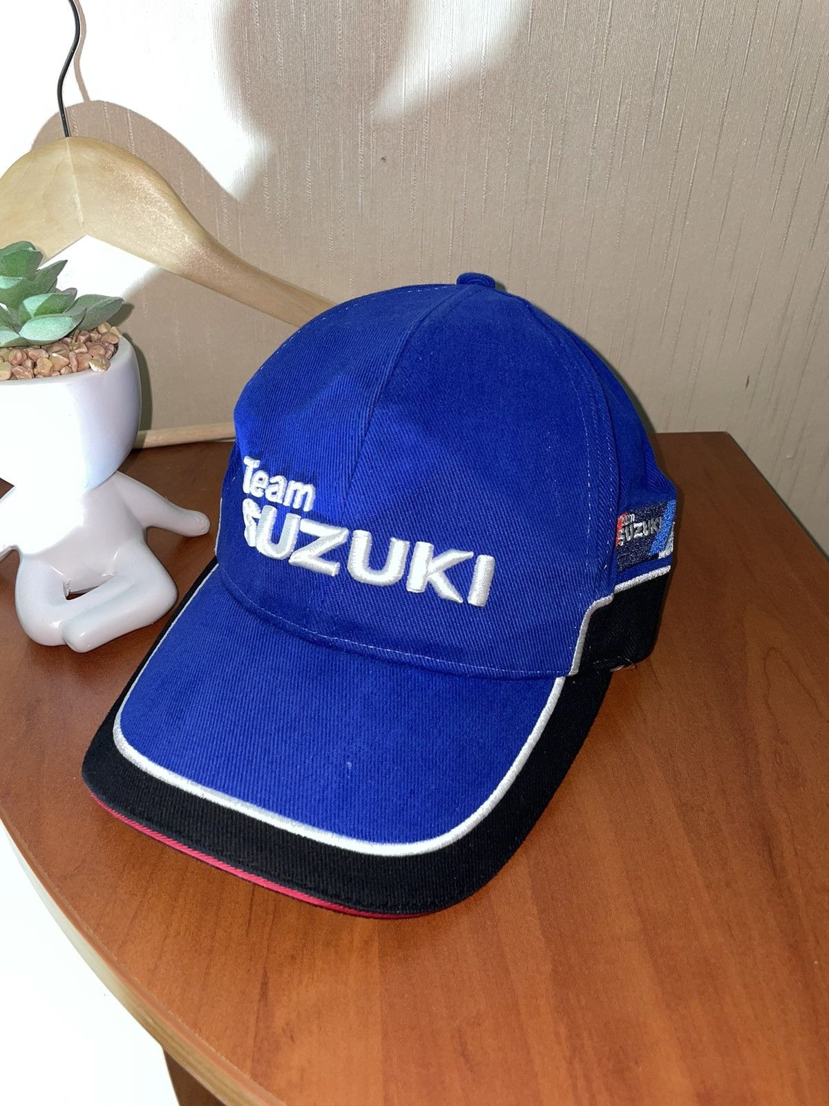 Vintage Suzuki vintage racing cap 90s Size ONE SIZE - 1 Thumbnail