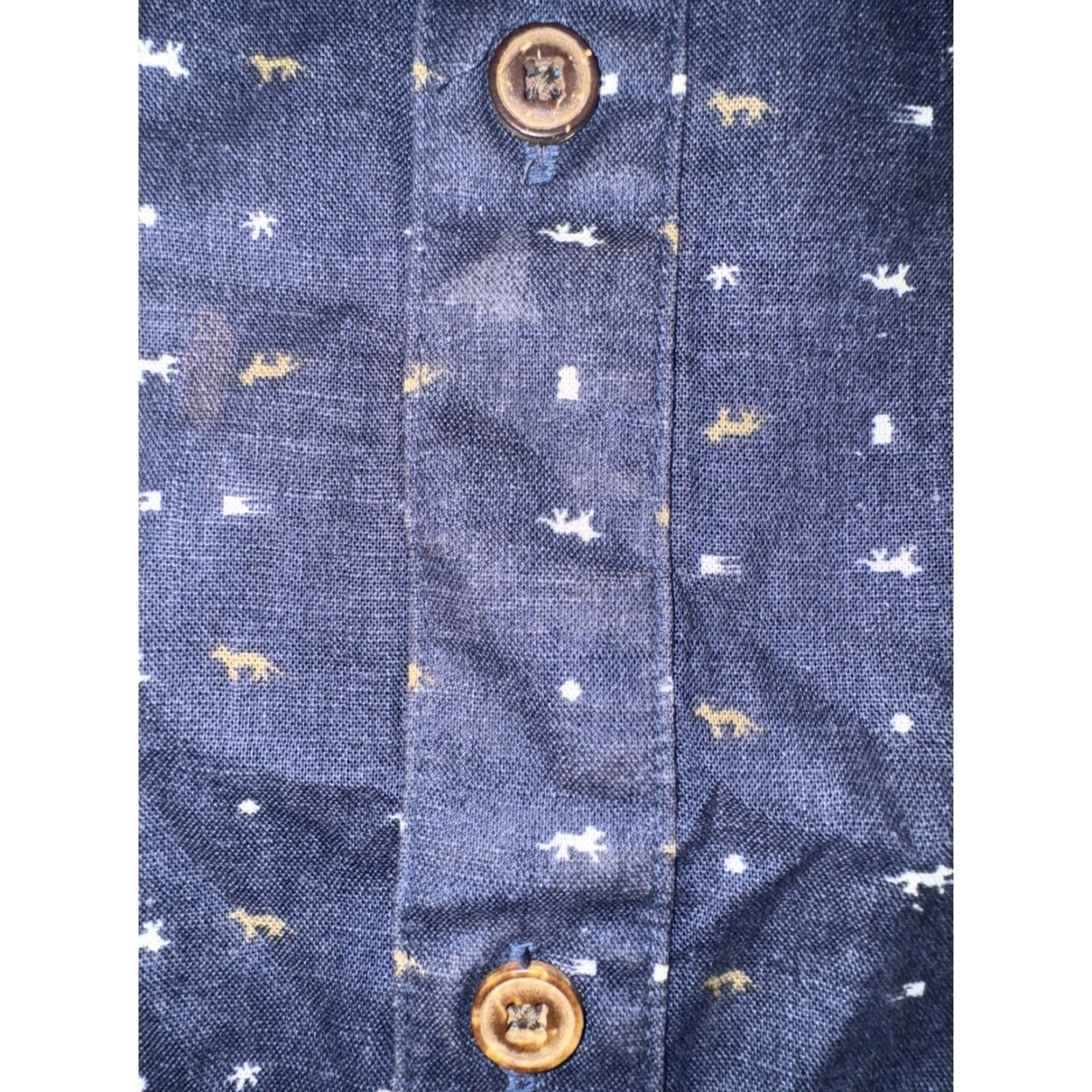 Patagonia Patagonia Shirt Blue 2XL Short Sleeve Double Pocket Button-Up Dog Print Mens Vintage No Size US XXL / EU 58 / 5 - 4 Thumbnail