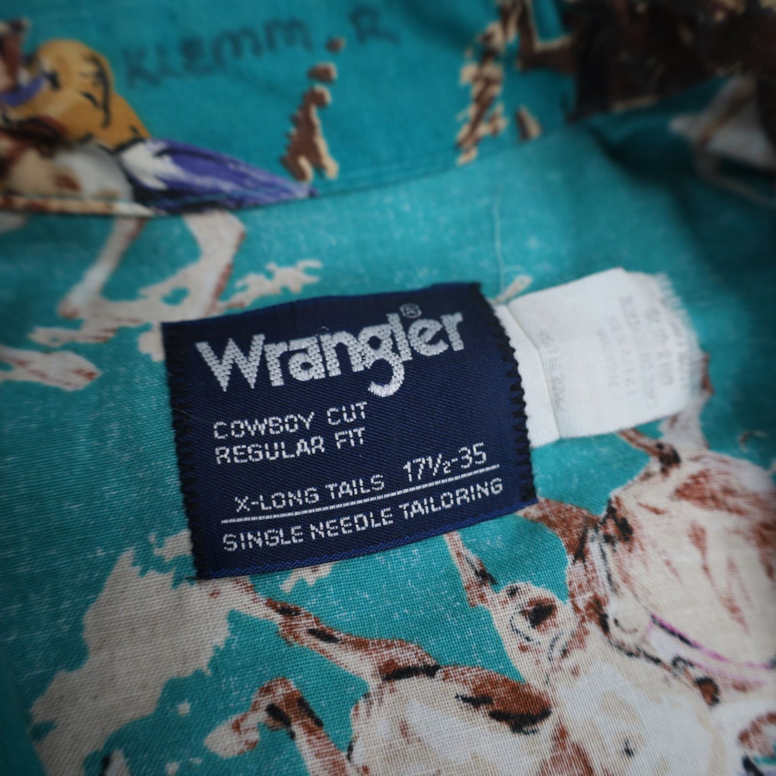 Vintage × Wrangler VTG Wrangler Professional Rodeo Cowboys Assn Shirt Size US XL / EU 56 / 4 - 10 Thumbnail