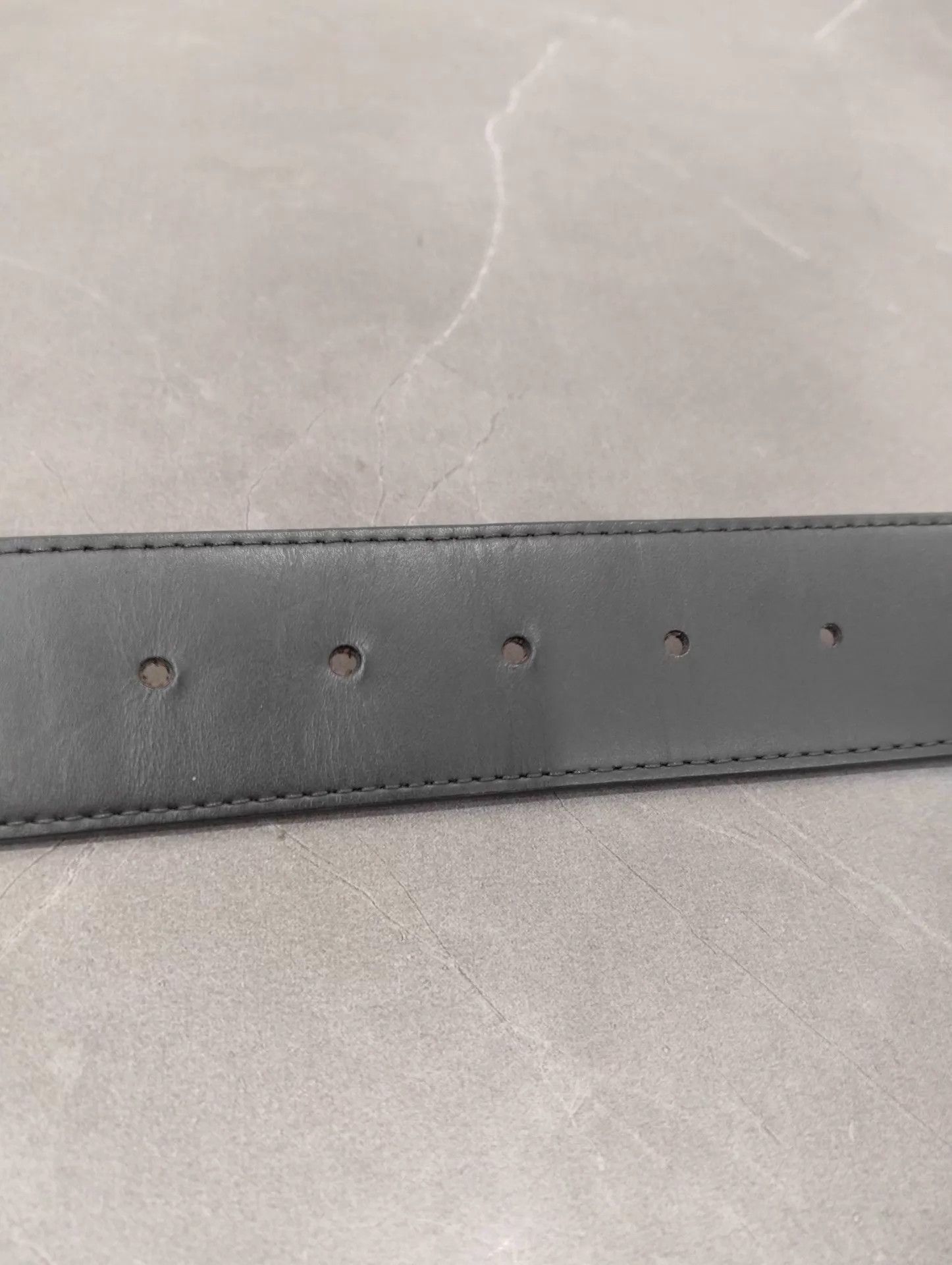 Louis Vuitton LV Monogram Silver Buckle Belt 95cm 95 New Size ONE SIZE - 5 Thumbnail