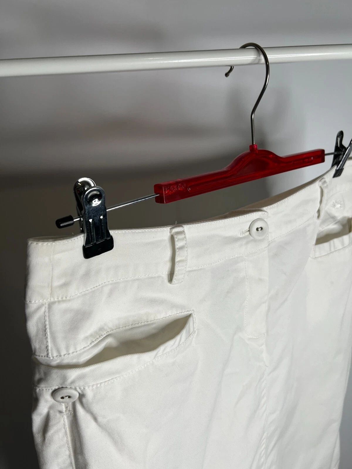 Burberry Burberry London Women's White Cotton Blend Jeans Skirt Size 30" / US 8 / IT 44 - 6 Thumbnail