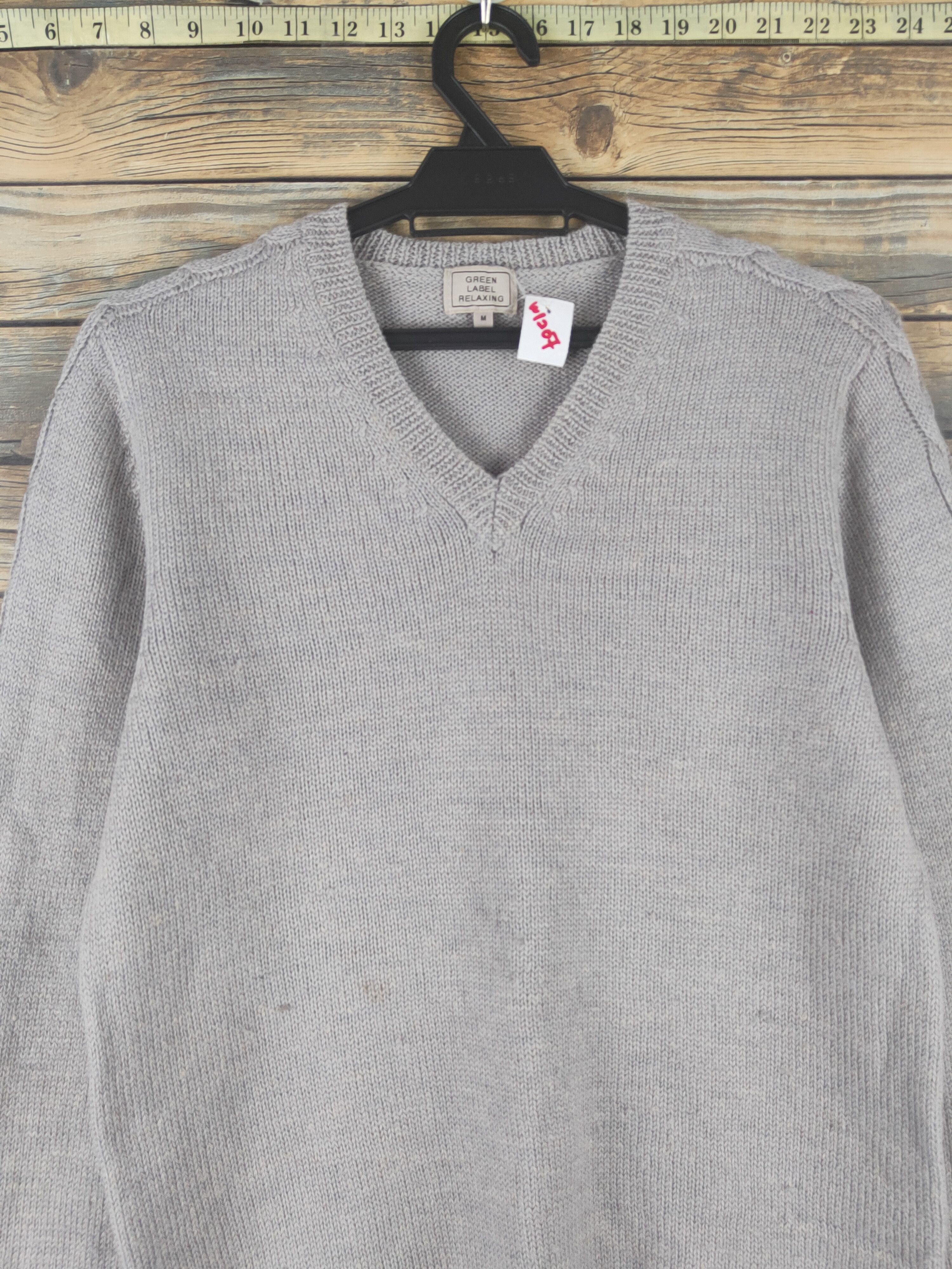 Homespun Knitwear Green Label Relaxing Gray Knitwear Sweatshirts #W1207 Size M / US 6-8 / IT 42-44 - 2 Thumbnail