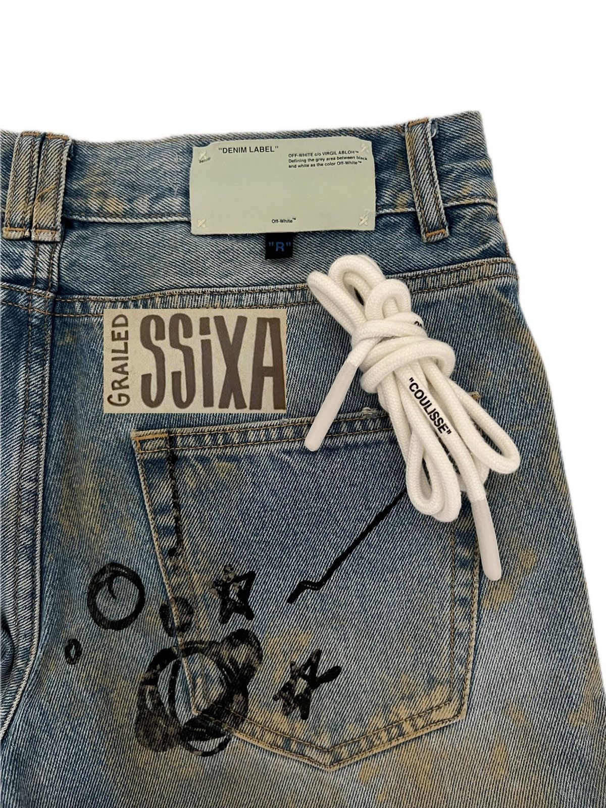 Off white virgil abloh jeans hotsell