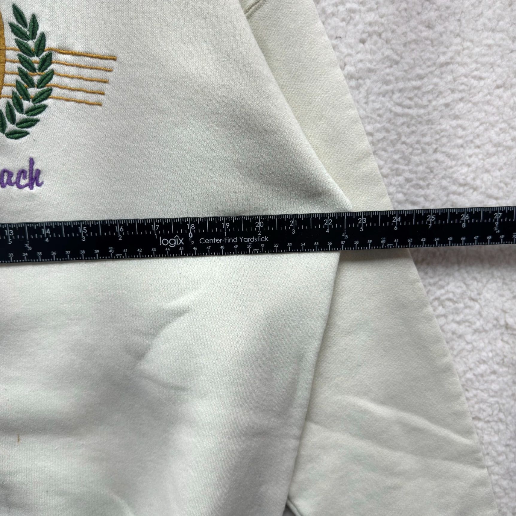 Vintage VINTAGE 90s Golf Sweatshirt Large Embroidered Match Play Pebble Beach Womens L White Size L / US 10 / IT 46 - 7 Thumbnail