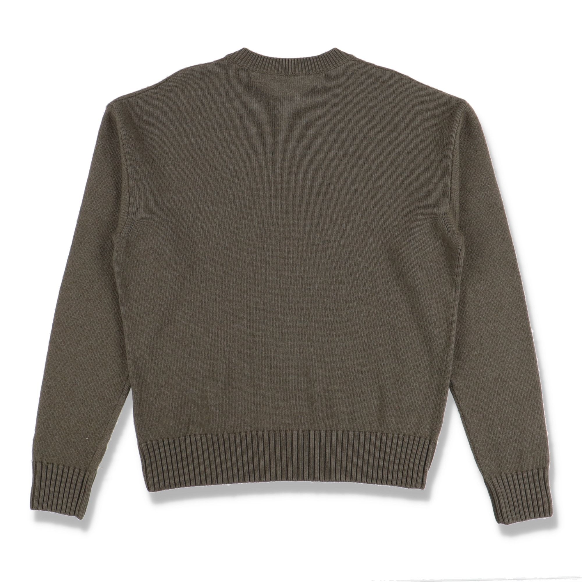 Off-White Green Embroidered Crewneck Knitted Sweater Size US M / EU 48-50 / 2 - 10 Thumbnail