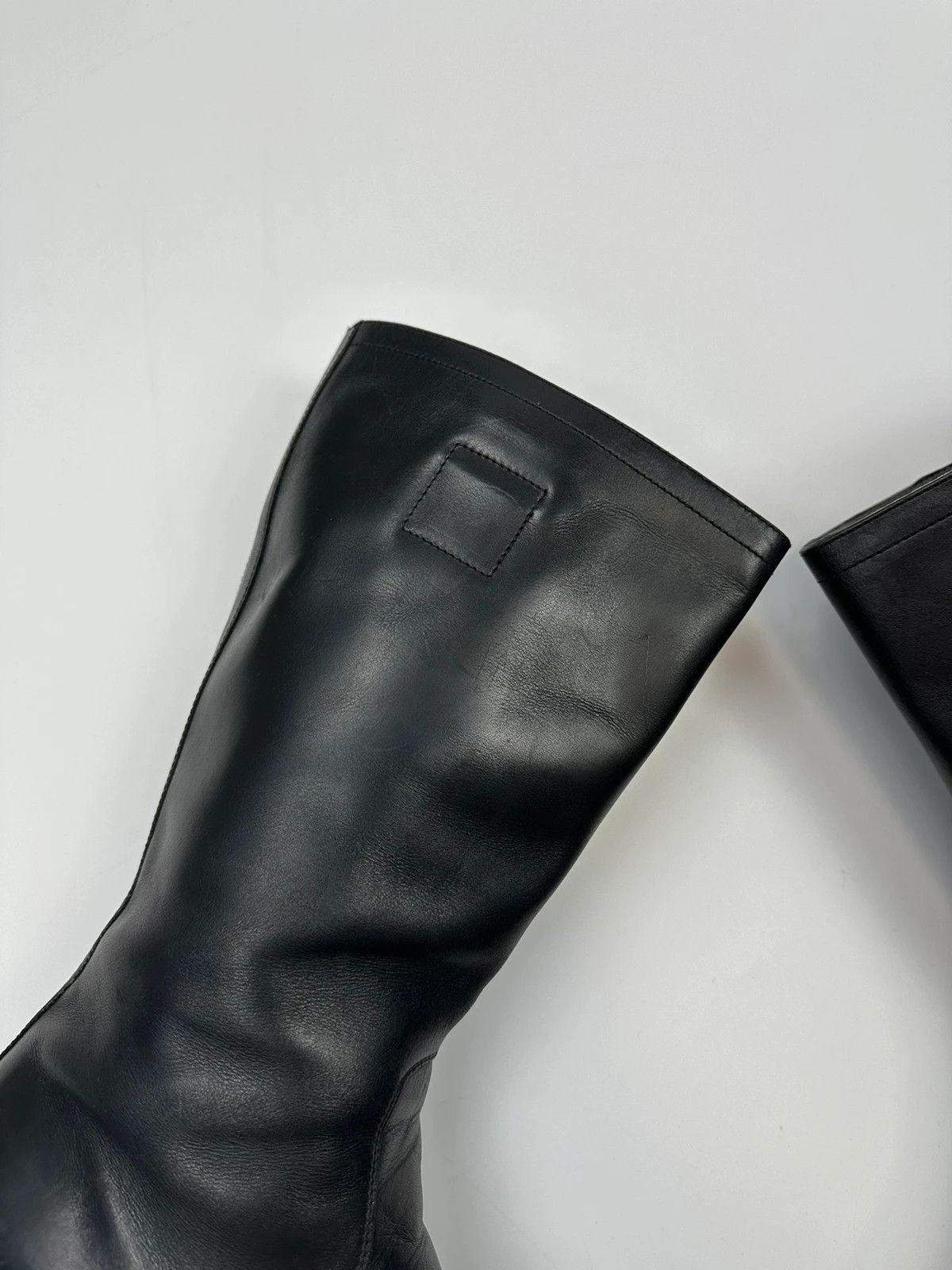 Miu Miu Miu Miu SS2001 Black Leather High Boots Size US 8 / EU 41 - 7 Thumbnail