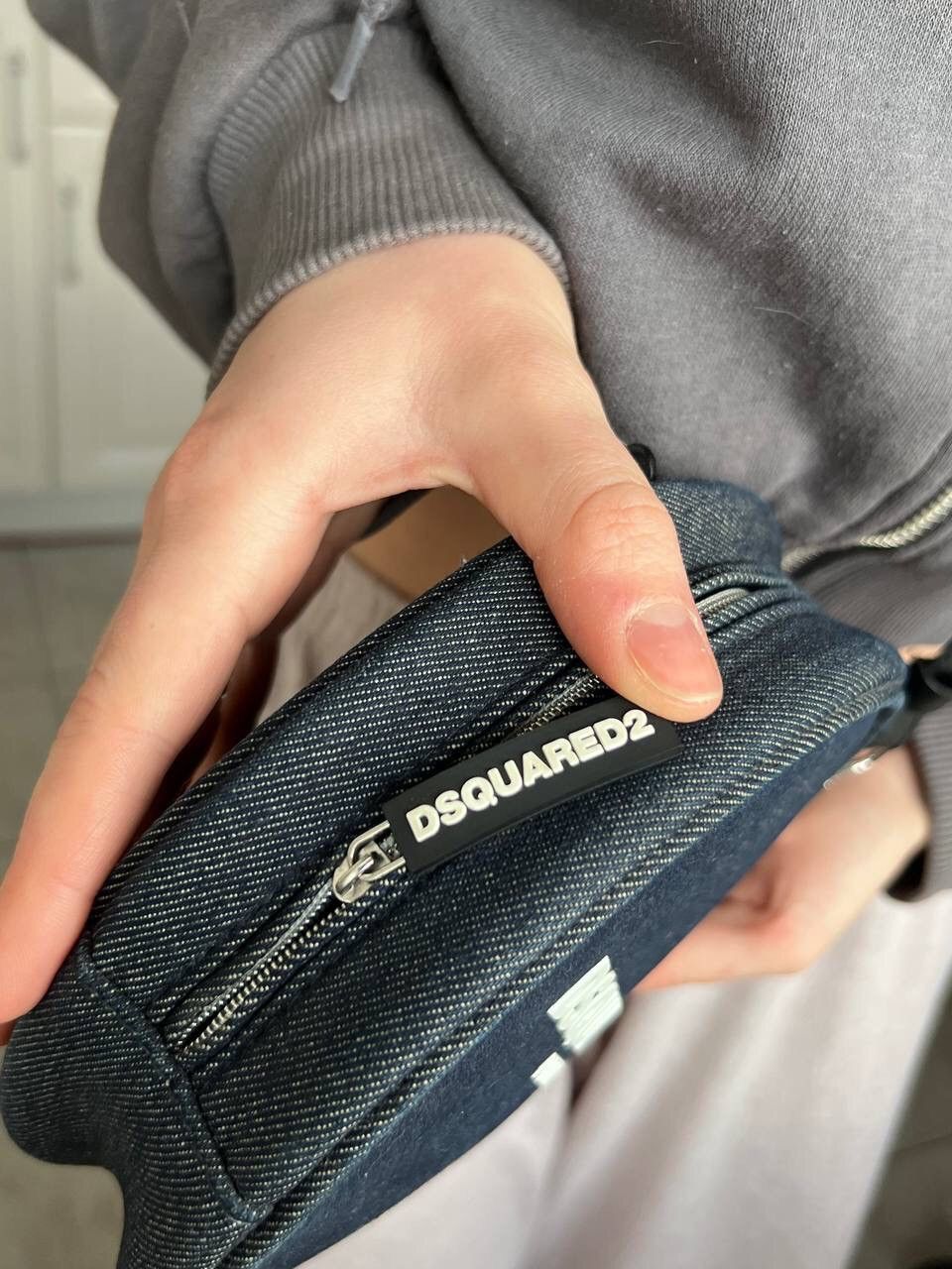 Dsquared2 Dsquared2 Shoulders blue navy denim perfume Bag big logo y2k Size ONE SIZE - 7 Thumbnail