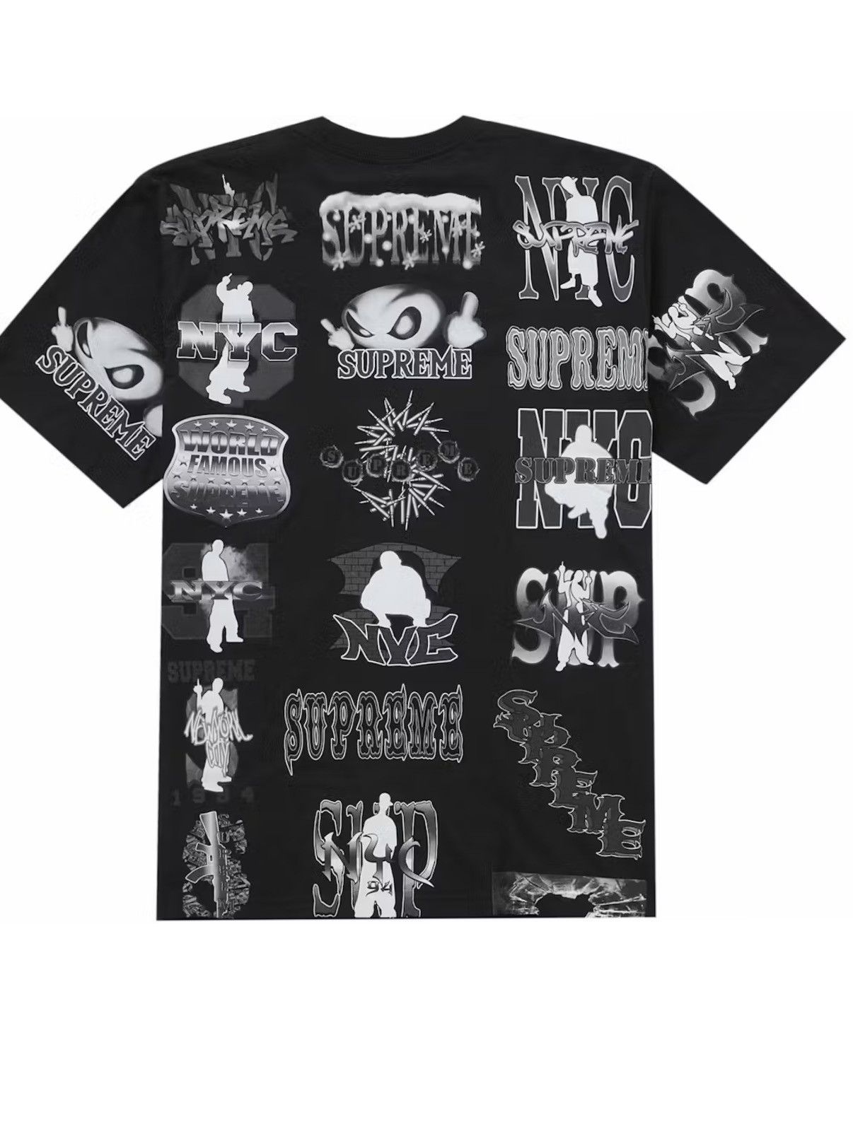 Supreme Supreme Flash Tee Black Large SS26 New In Hand Size US L / EU 52-54 / 3 - 2 Thumbnail
