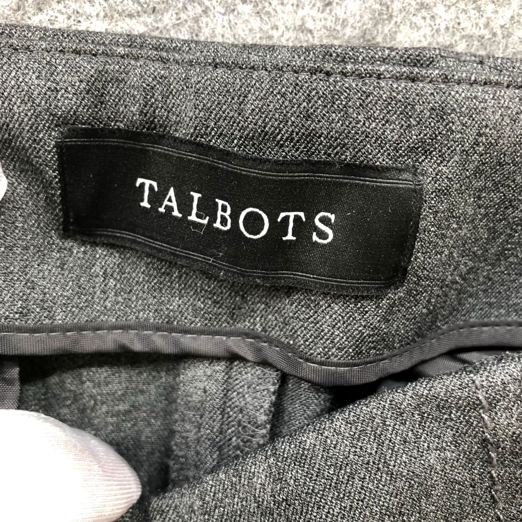 Talbots Talbots Bi-Stretch Straight-Leg Pants Womens 6 Gray Side Zipper Flat Front Dress Pants Regular Size 6 Womens Gray Size 28" / US 6 / IT 42 - 3 Thumbnail
