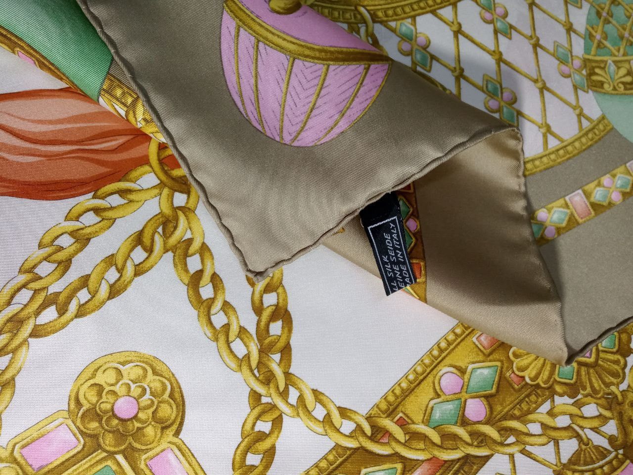 Free shipping Celine silk scarf (33”x34”)