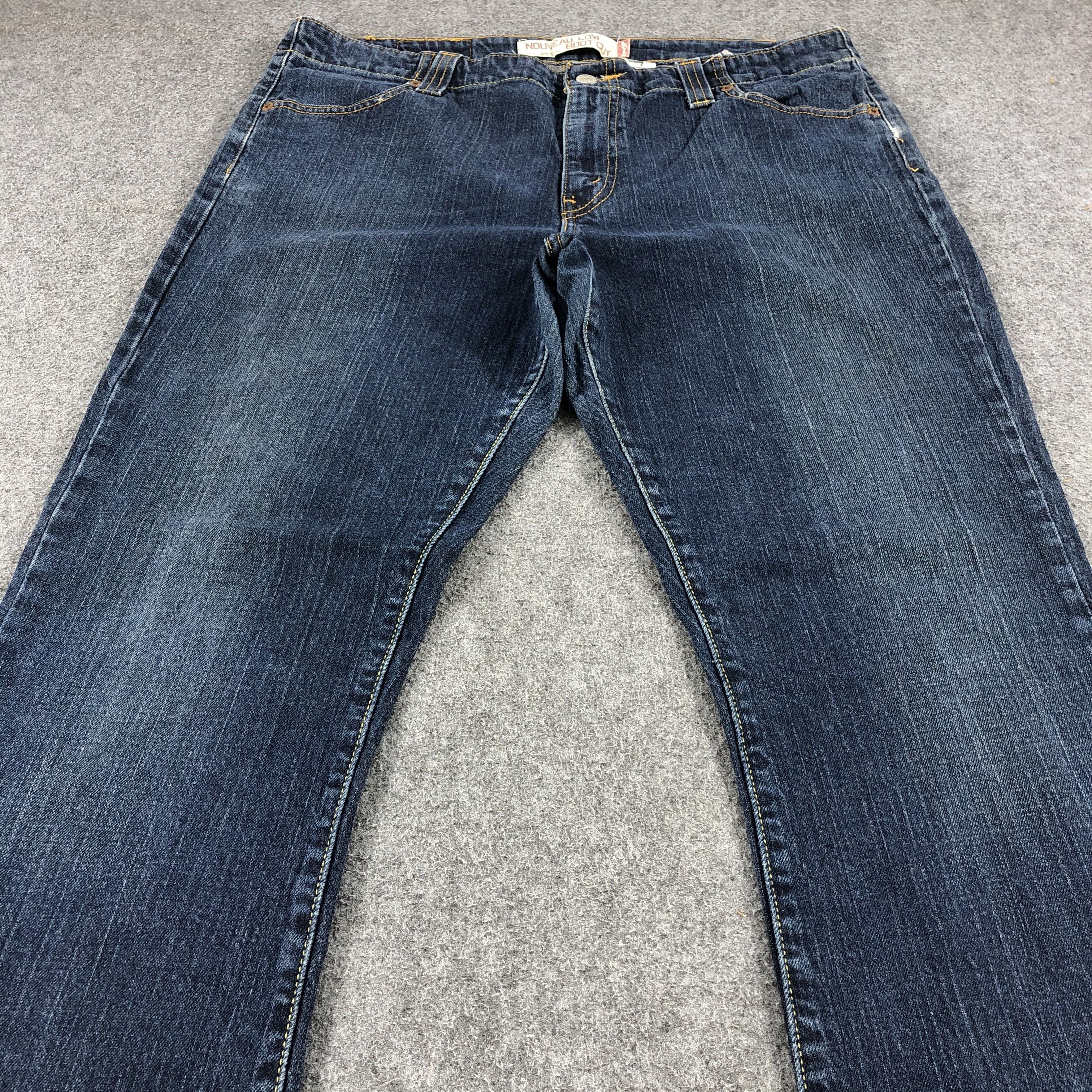 Levi's Vintage Blue Wash Levis 525 Boot Cut Jeans-J916 Size US 37 - 3 Thumbnail
