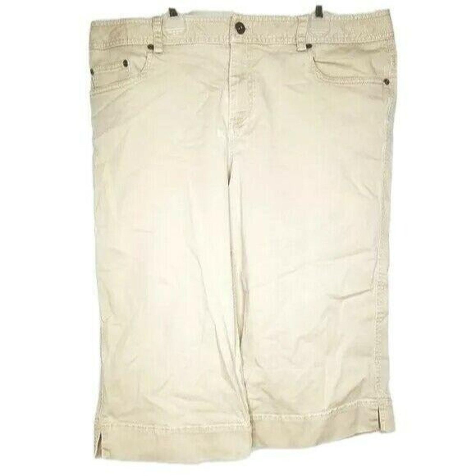 Other Rafaella Khaki Capris Cropped Pants Size 14 Khakis Size 36" / US 14 / IT 50 - 1 Thumbnail