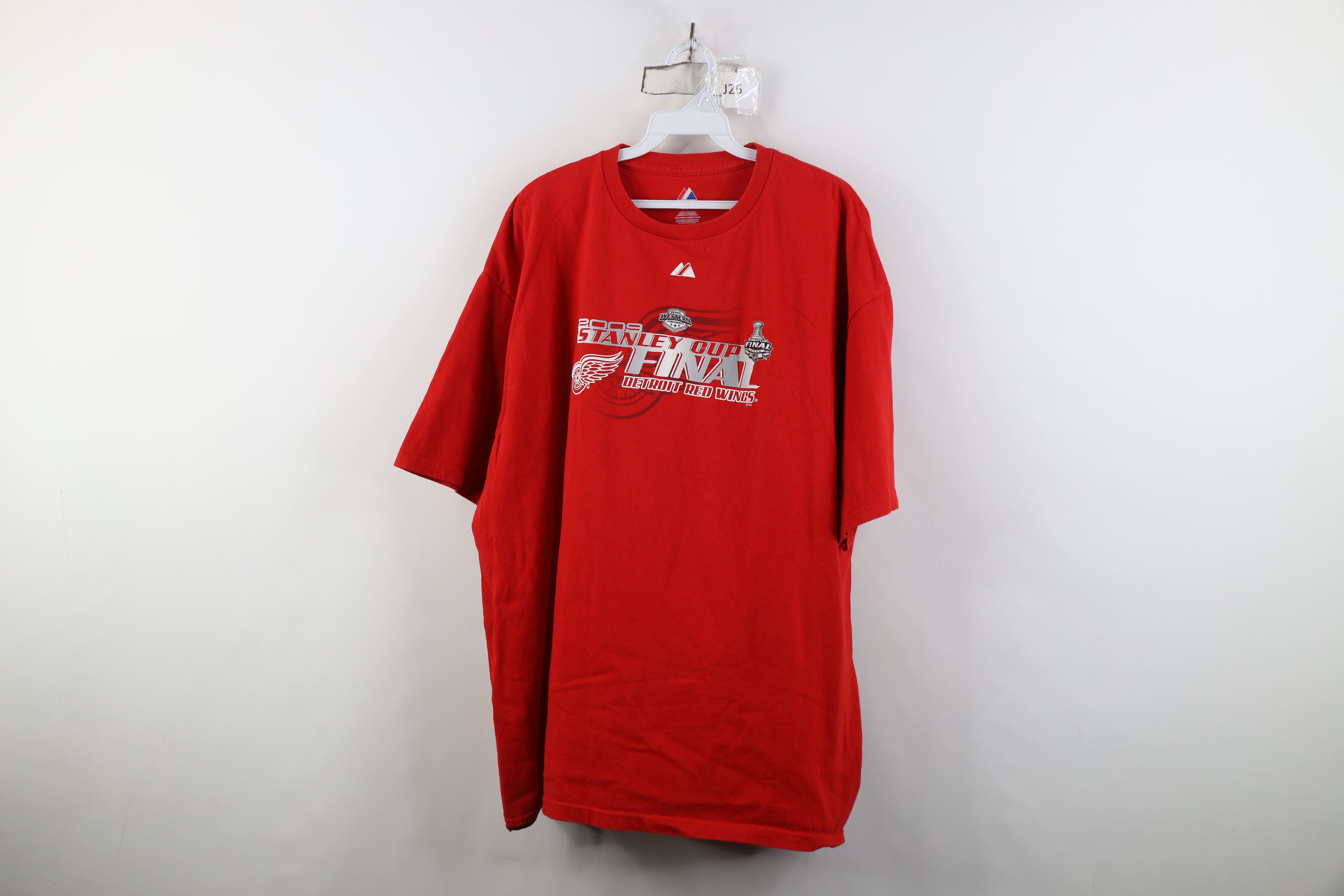 Majestic Vintage Majestic Cup Finals Detroit Red Wings Hockey T-Shirt Size US XXL / EU 58 / 5 - 1 Thumbnail