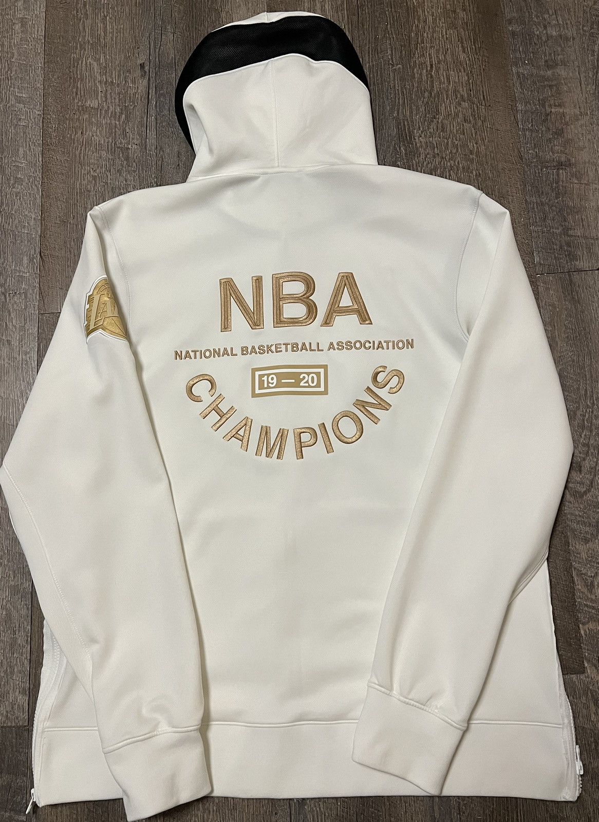 Nike Lakers Nike NBA Finals Champions Ring Trophy Hoodie Jacket Grailed