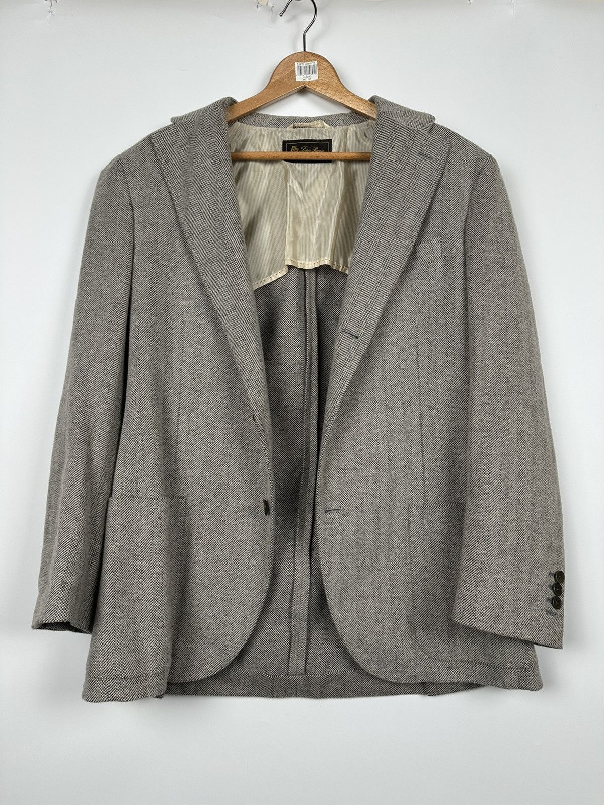 Loro Piana Loro Piana Grey Blaze Jacket Size 50R - 3 Thumbnail