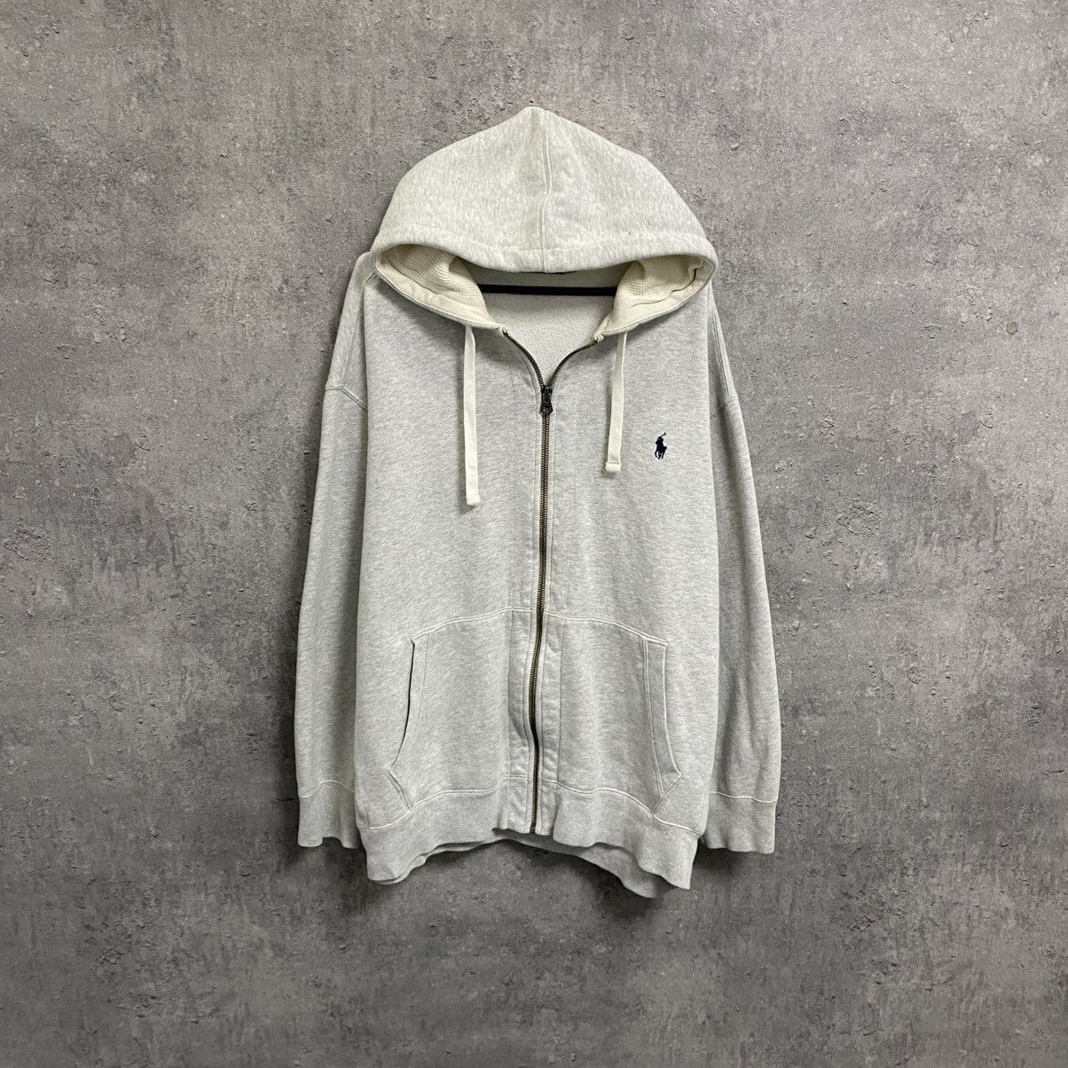 Polo Ralph Lauren Vintage Polo Ralph Lauren Zip Hoodie Y2K Size US XXL / EU 58 / 5 - 1 Thumbnail