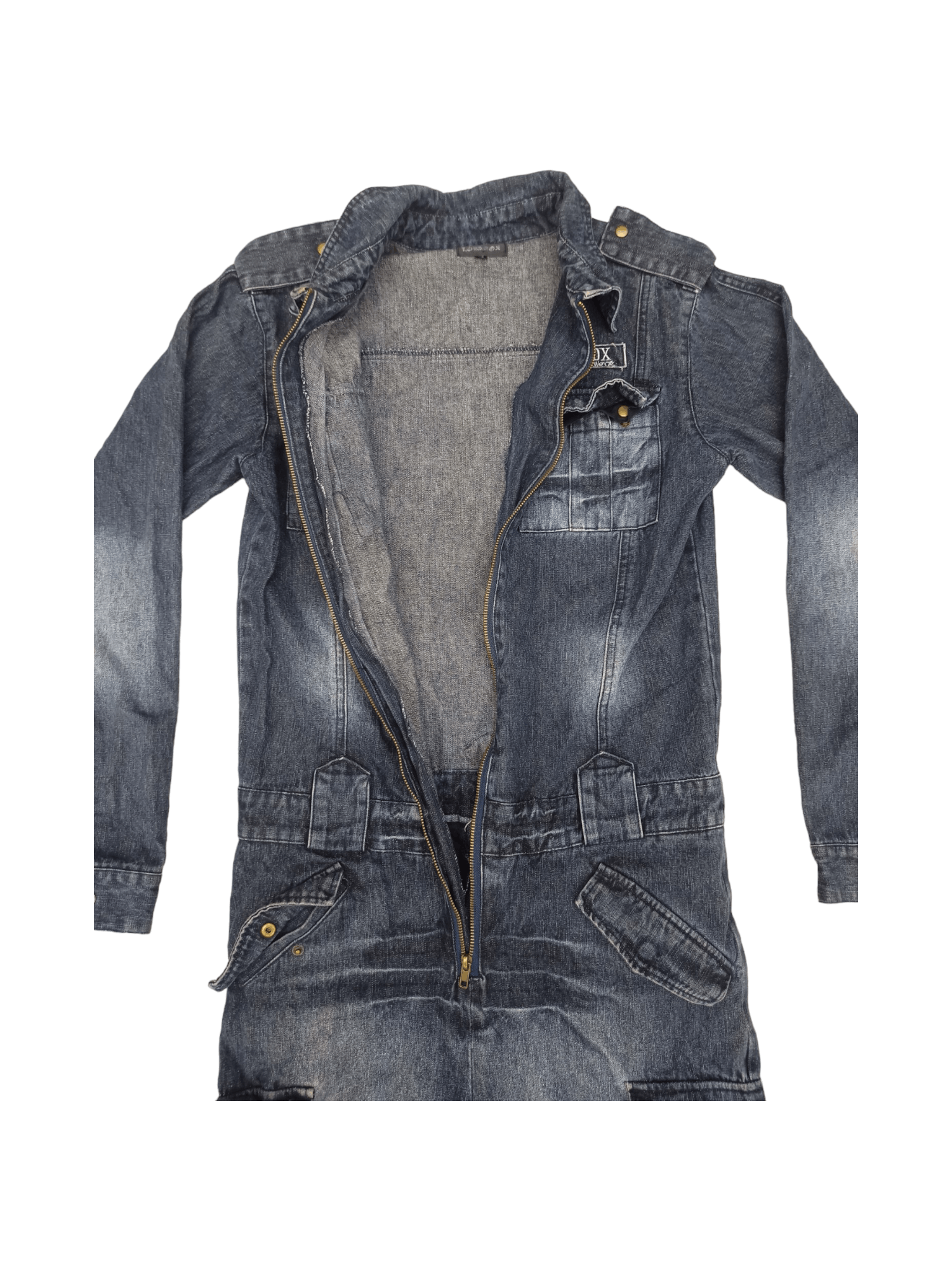 LOWBOX Lowbox 2002 Tactical Multipocket Punk Style Overall Jeans Size US 34 / EU 50 - 13 Thumbnail
