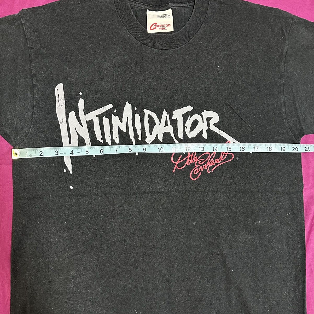 Chase Authentics × NASCAR × Vintage Vintage Dale Earnhardt T Shirt Sports Images L Intimidator Size US L / EU 52-54 / 3 - 6 Thumbnail