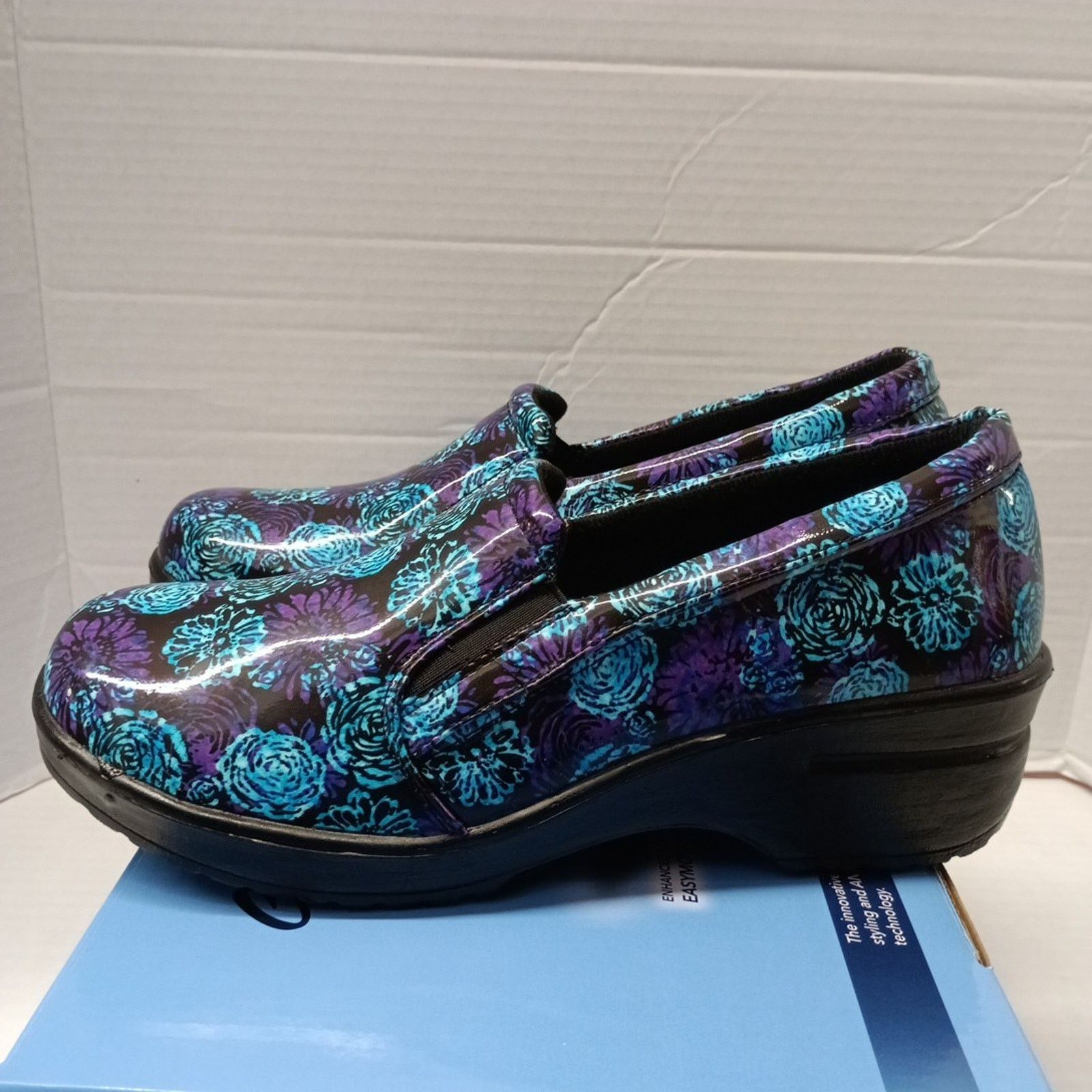 Other Easy Works Leeza Women's Slip On Shoes Size 10 M Purple Blue Size US 10 / IT 40 - 4 Thumbnail