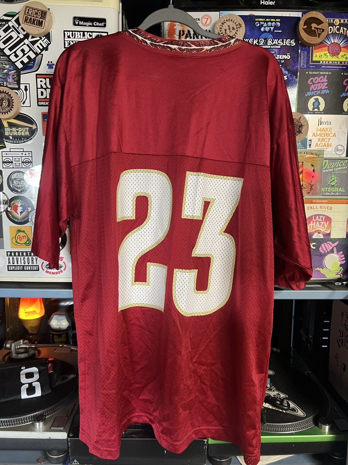 Nike × Vintage Vintage 90s Florida State Seminoles #23 Nike Team Jersey Size US L / EU 52-54 / 3 - 3 Thumbnail