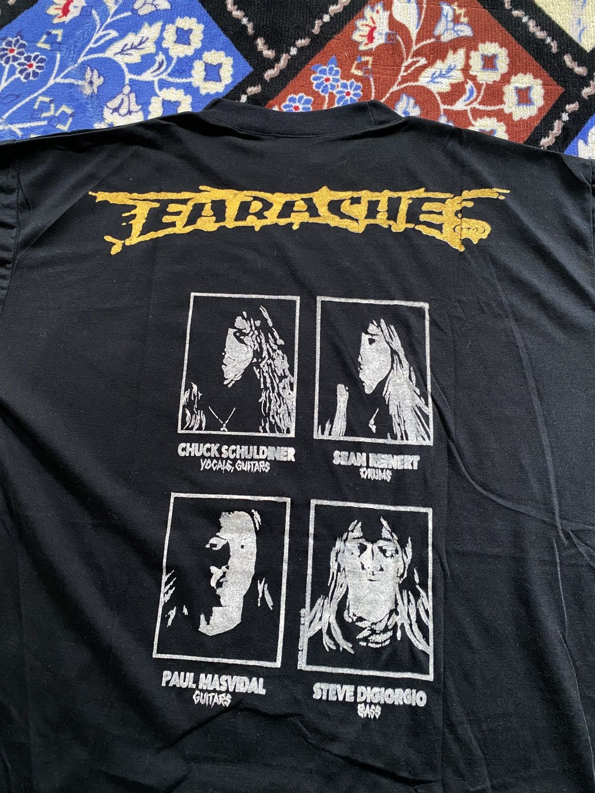 Band Tees Vintage Death Earache Records Tshirt Bootleg 90s Size US L / EU 52-54 / 3 - 4 Thumbnail