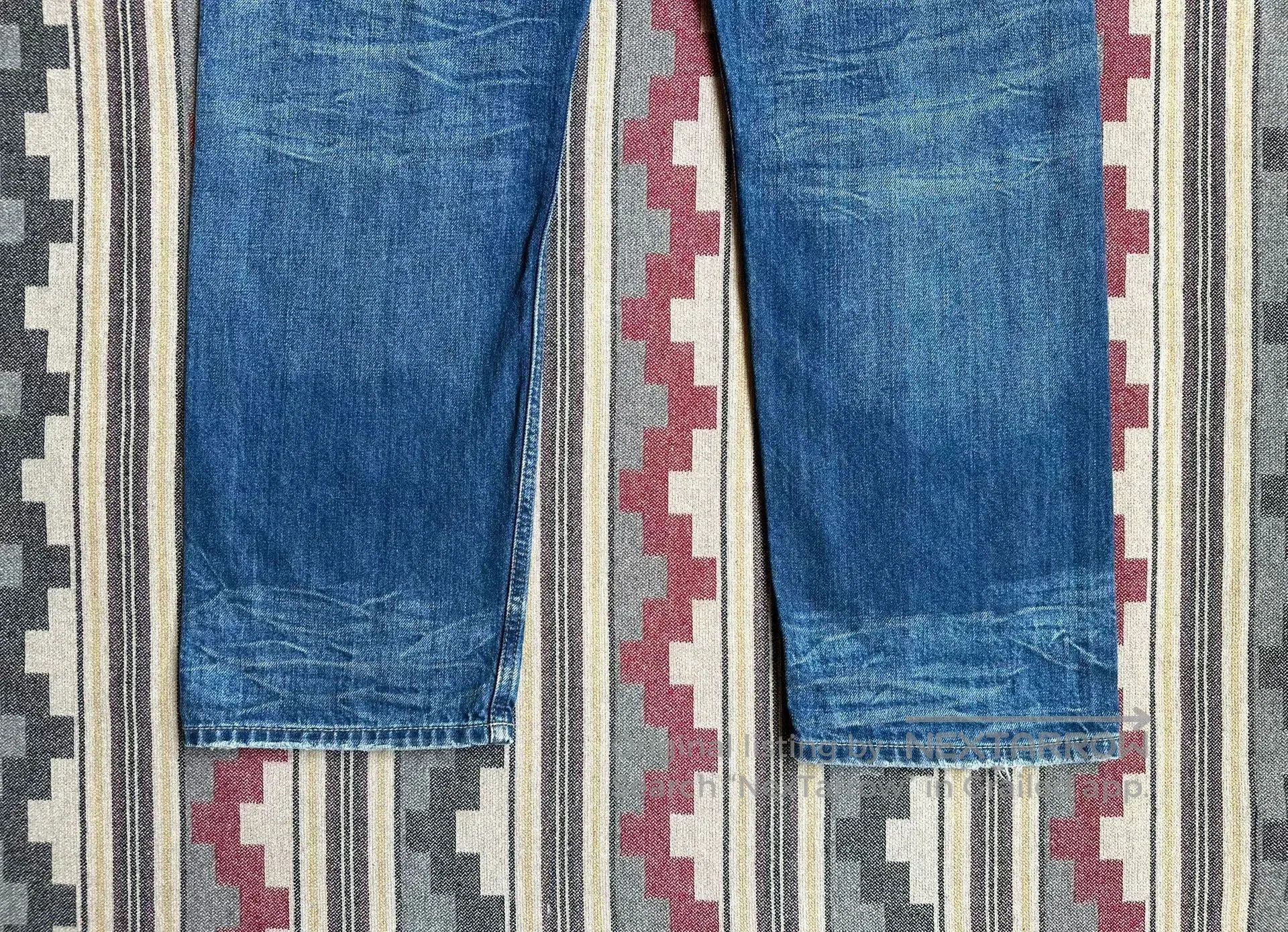 DENHAM Blue Denim Straight-Leg Jeans. Size US 30 / EU 46 - 6 Thumbnail