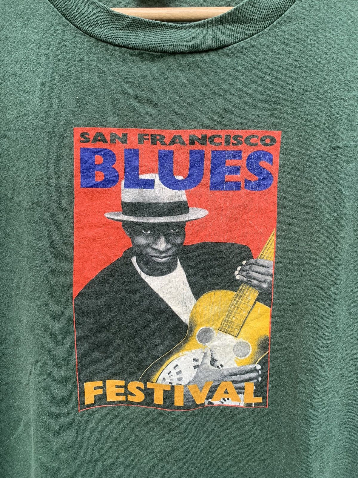 Vintage Vintage San Francisco Blues Festival Tees Size US XL / EU 56 / 4 - 2 Thumbnail