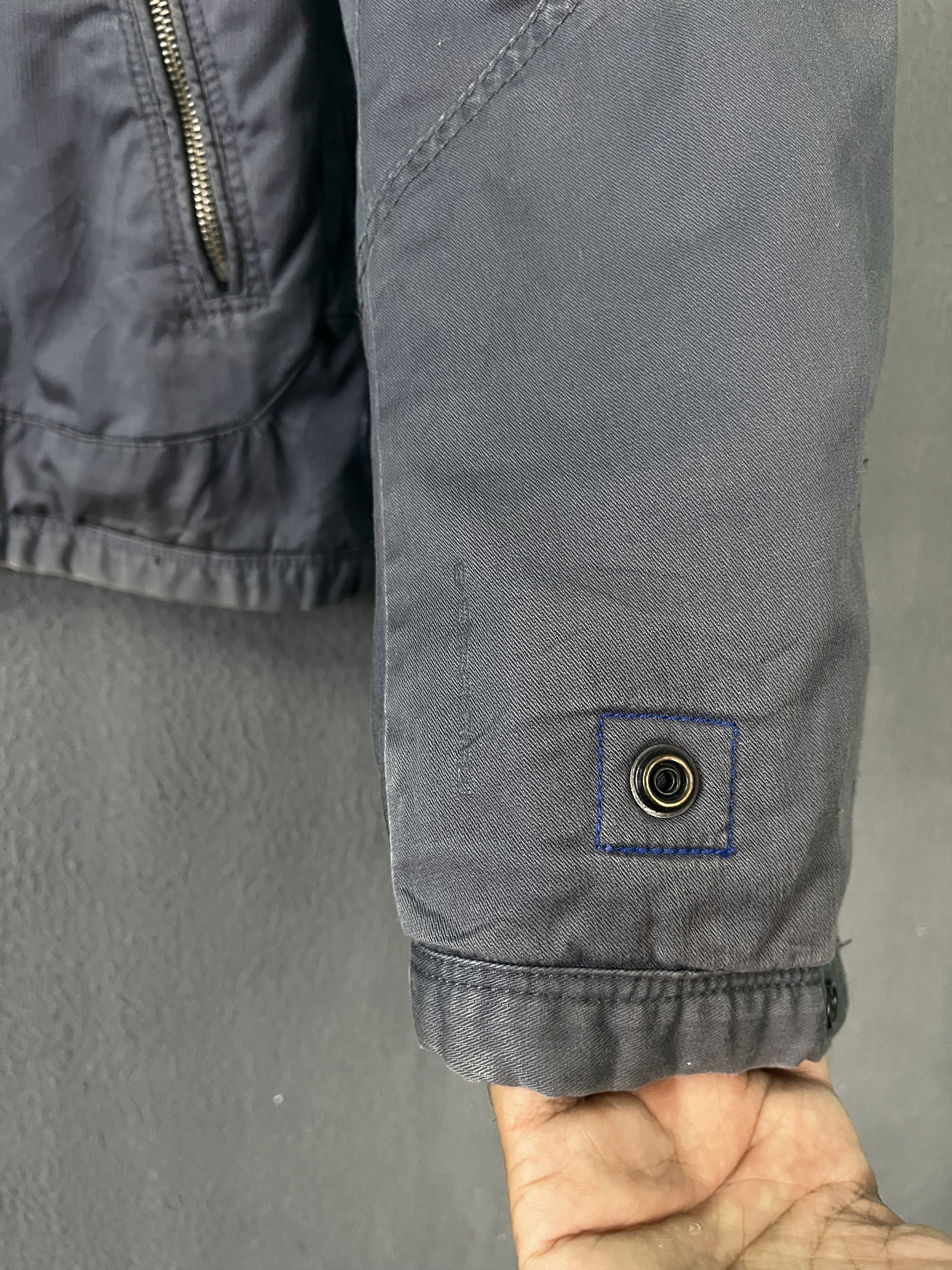 G-Star G-STAR Raw Denim Biker Jacket Soft Padded Asymmetrical Style Size US S / EU 44-46 / 1 - 8 Thumbnail