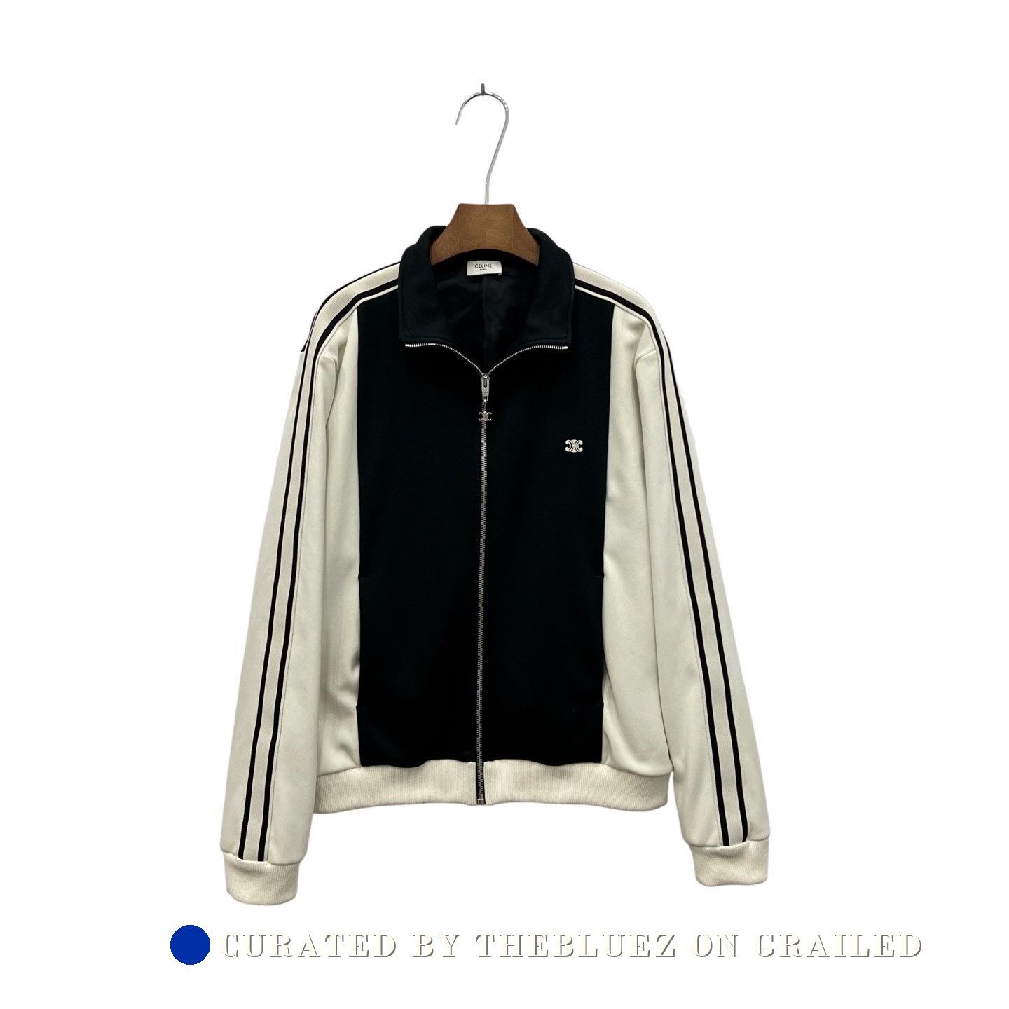 Celine Celine Triomphe Embroidered Stand Collar Jacket Size US L / EU 52-54 / 3 - 1 Thumbnail
