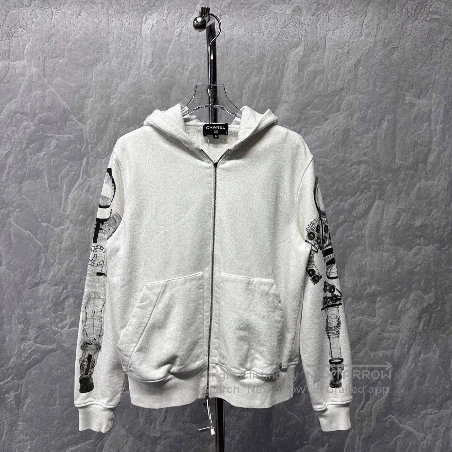 Chanel chanel astronaut print hooded zip jacket. Size S / US 4 / IT 40 - 1 Thumbnail