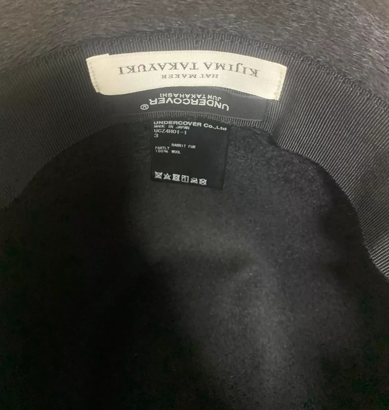 Undercover Undercover 20aw Black Rabbit Ear Top Hat 2501-Nextarrow Size ONE SIZE - 3 Thumbnail