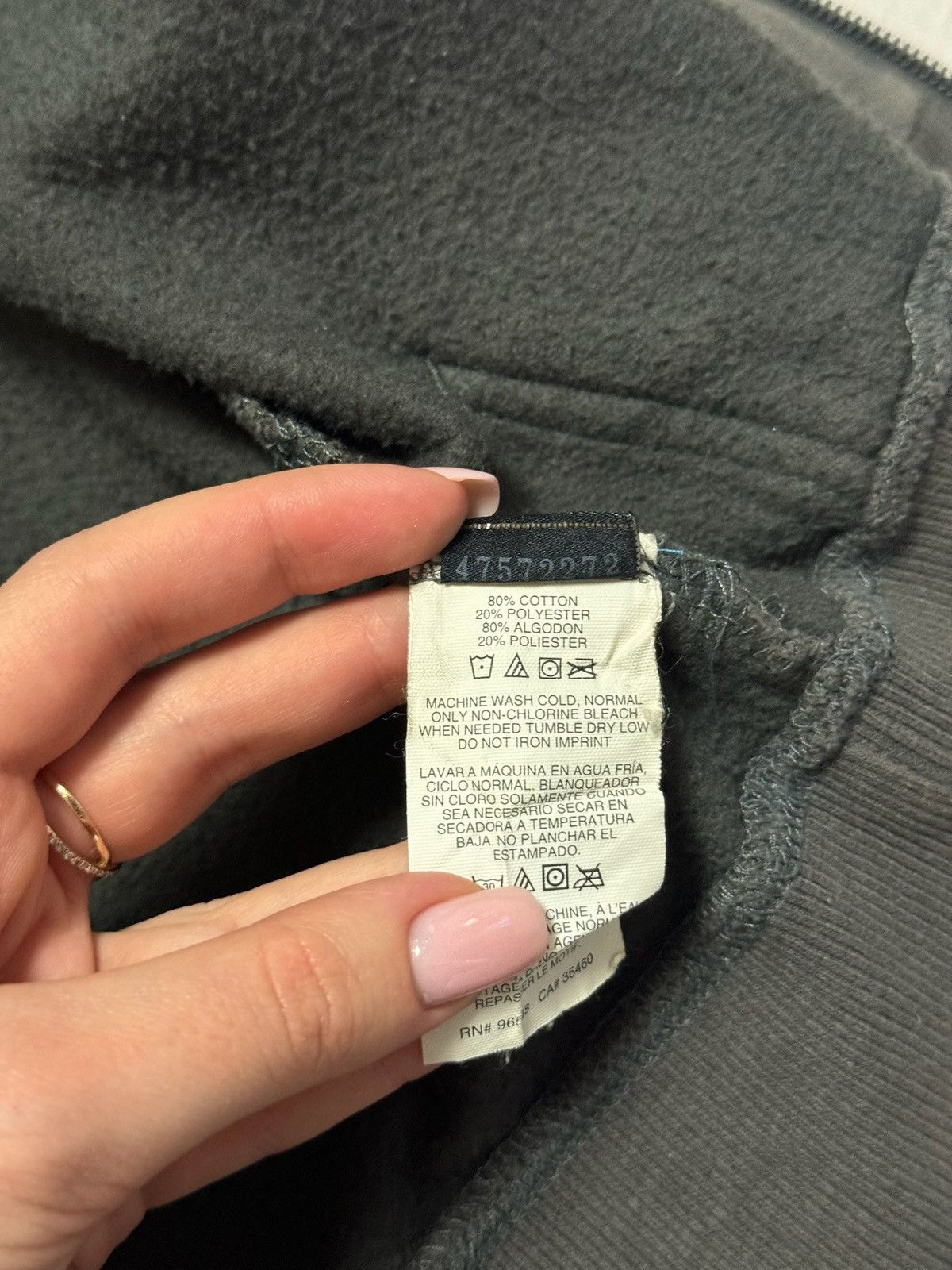 Japanese Brand × Oakley Vintage Oakley Hoodie Zip Big Logo Baggy Faded Y2K 90s Size US M / EU 48-50 / 2 - 10 Thumbnail