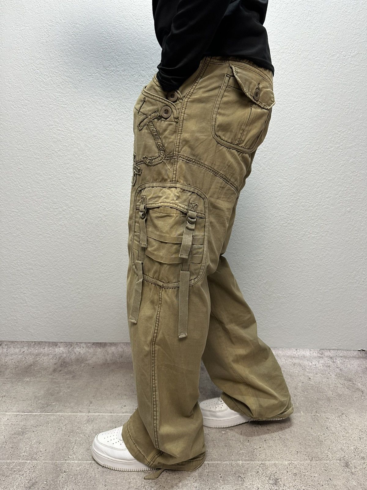 If Six Was Nine Vintage Junya Watanabe Style Cargo Pants Travis Scott Y2K Size US 32 / EU 48 - 2 Thumbnail