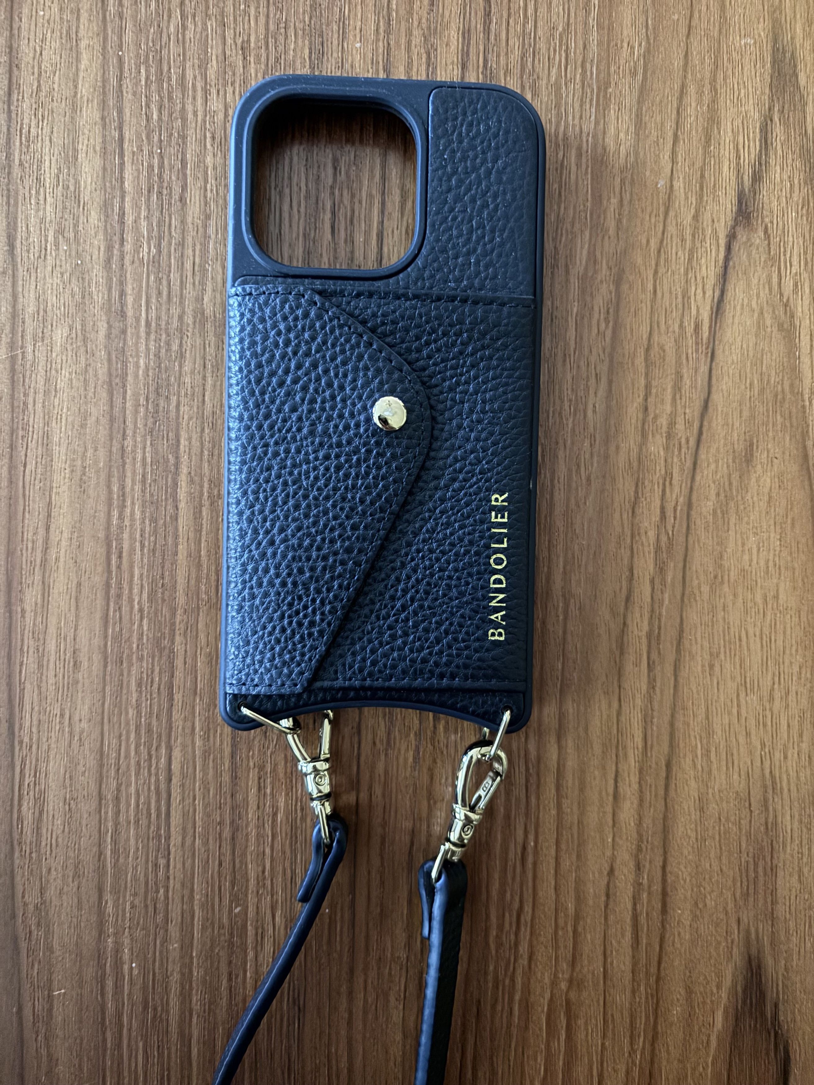 Other Donna Side Slot Crossbody Bandolier, Black/Gold 14 Size ONE SIZE - 2 Thumbnail