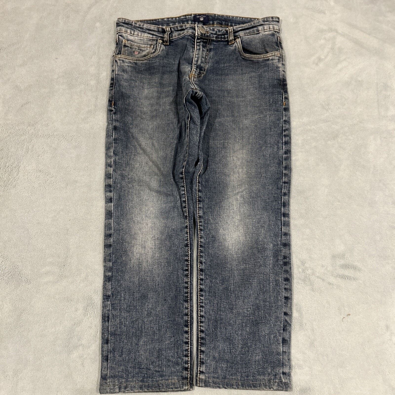 Gant Gant Jeans Mens 34x26 Straight loose Classic Student Western Size 34" / US 12 / IT 48 - 1 Thumbnail