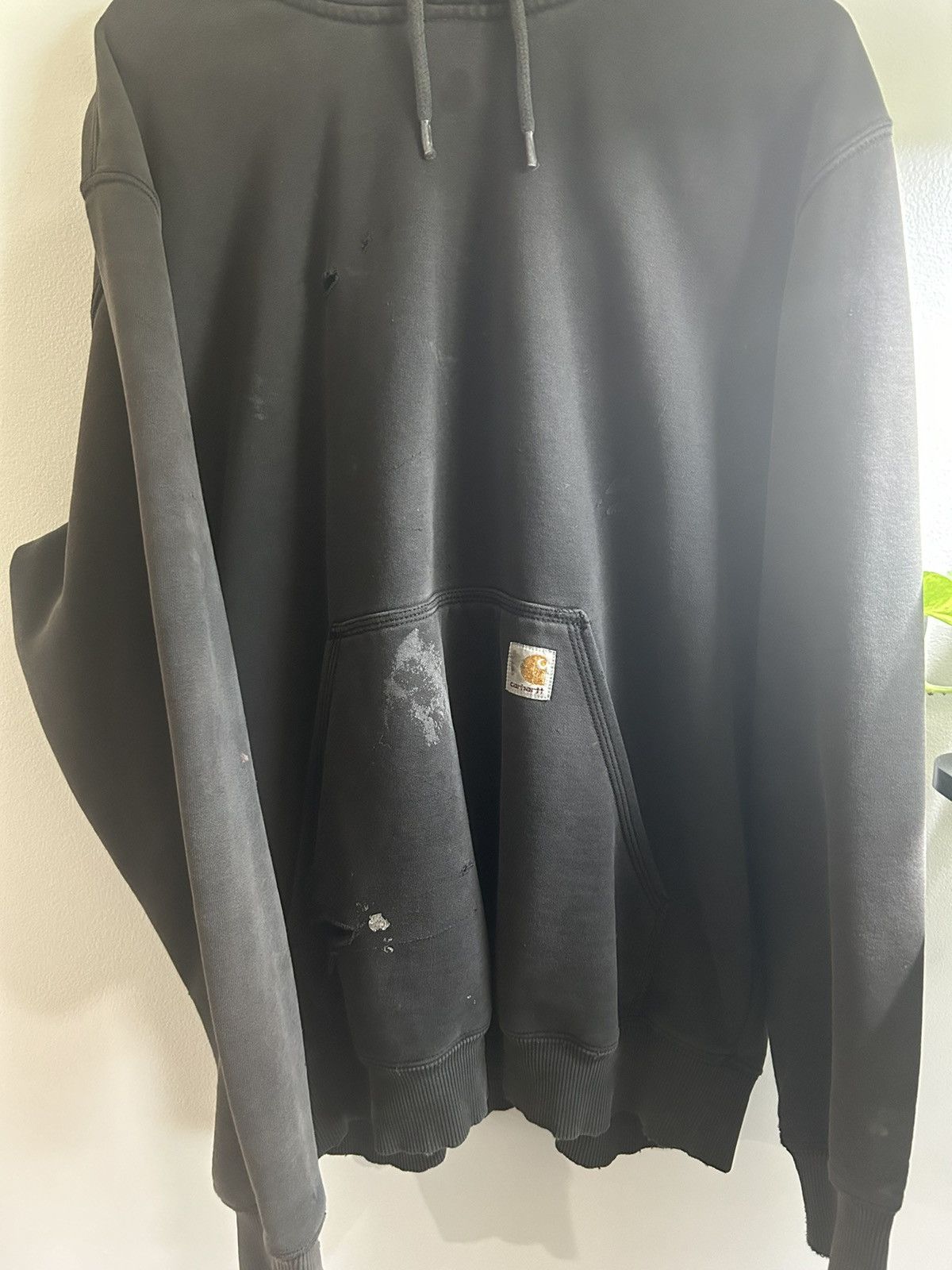 Carhartt × Vintage Thrashed Hoodie Size US L / EU 52-54 / 3 - 1 Thumbnail