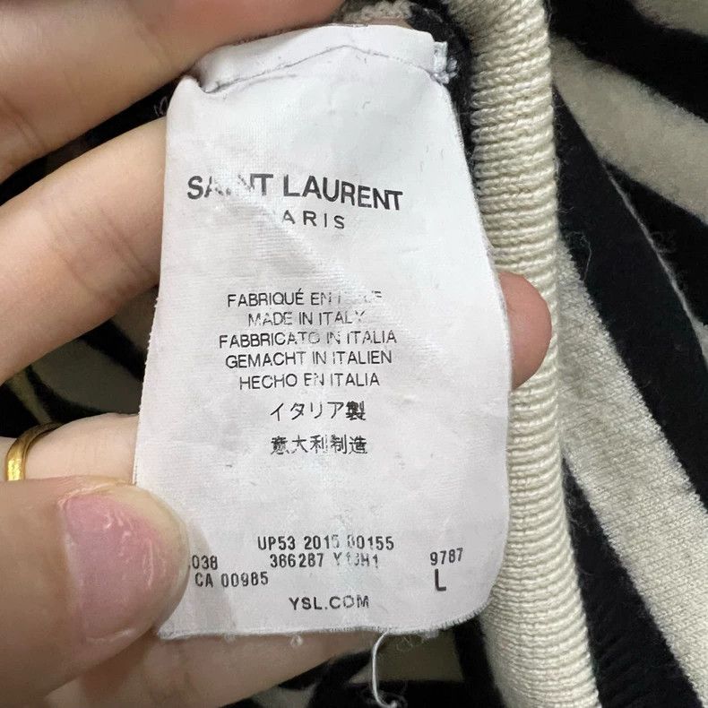 Saint Laurent Paris Saint Laurent ParisStriped sweater 2504-Nextarrow Size US L / EU 52-54 / 3 - 4 Thumbnail
