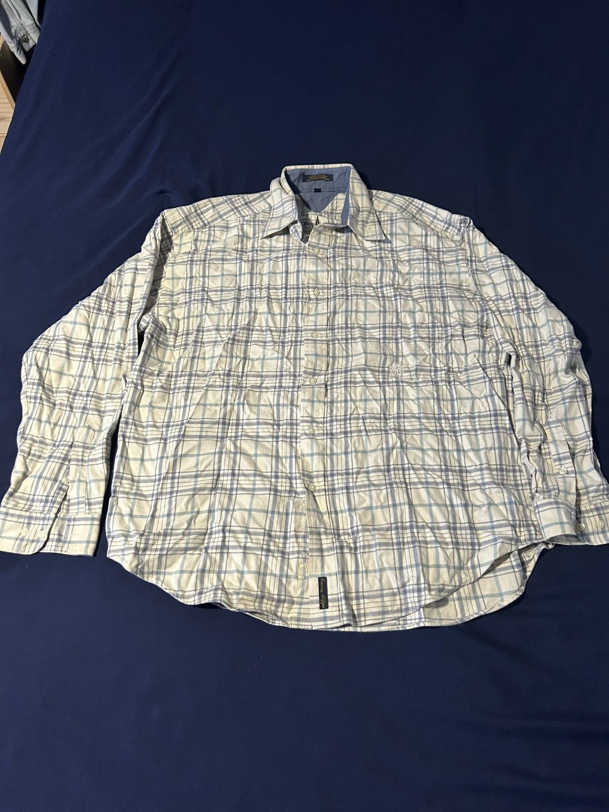 Tommy Hilfiger Vintage 90s Tommy Hilfiger Crest Flannel Size US XL / EU 56 / 4 - 1 Thumbnail