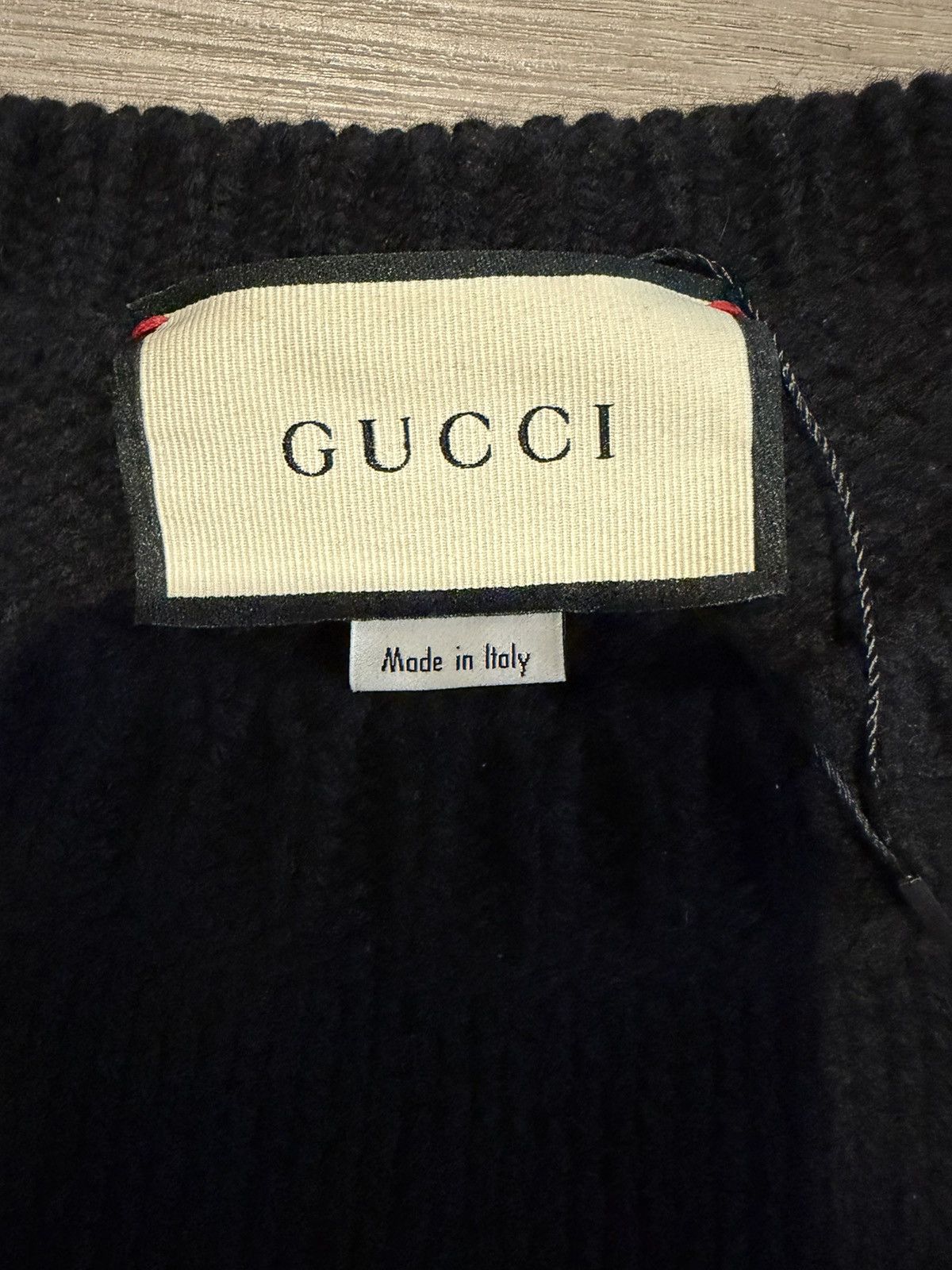 Gucci Gucci cable wool ‘striped logo’ knit sweater Size US S / EU 44-46 / 1 - 3 Thumbnail