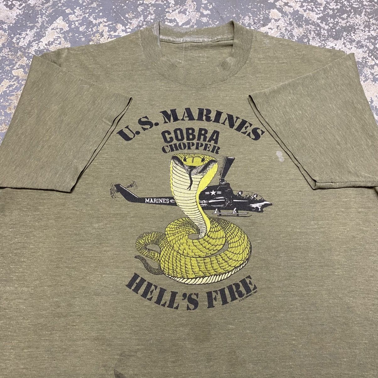 Japanese Brand × Vintage Vintage Marines Cobra Chopper Helicopter United St Military Size US S / EU 44-46 / 1 - 4 Thumbnail