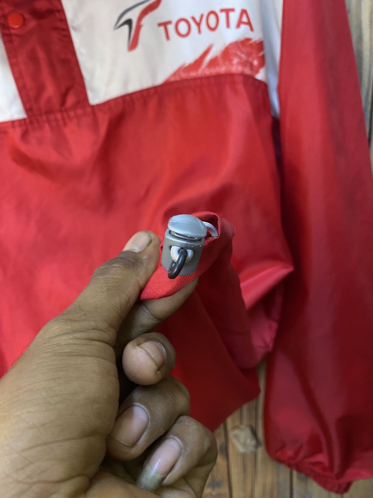Japanese Brand × Vintage Vintage toyota windbreaker jacket Size US L / EU 52-54 / 3 - 7 Thumbnail
