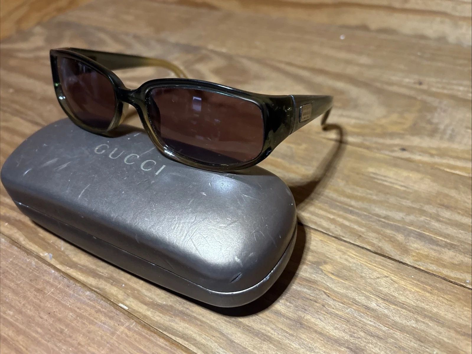 Gucci Gucci Sunglasses GG2475/S Green Gradient Plastic Y2K Size ONE SIZE - 7 Thumbnail