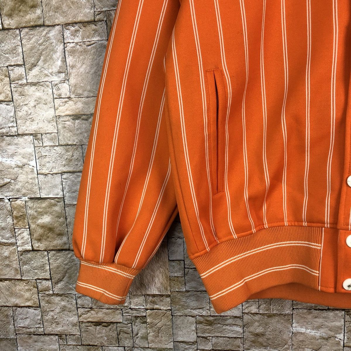 Descente Descente Orange Bombers varsity Jacket #A831 Size US S / EU 44-46 / 1 - 7 Thumbnail