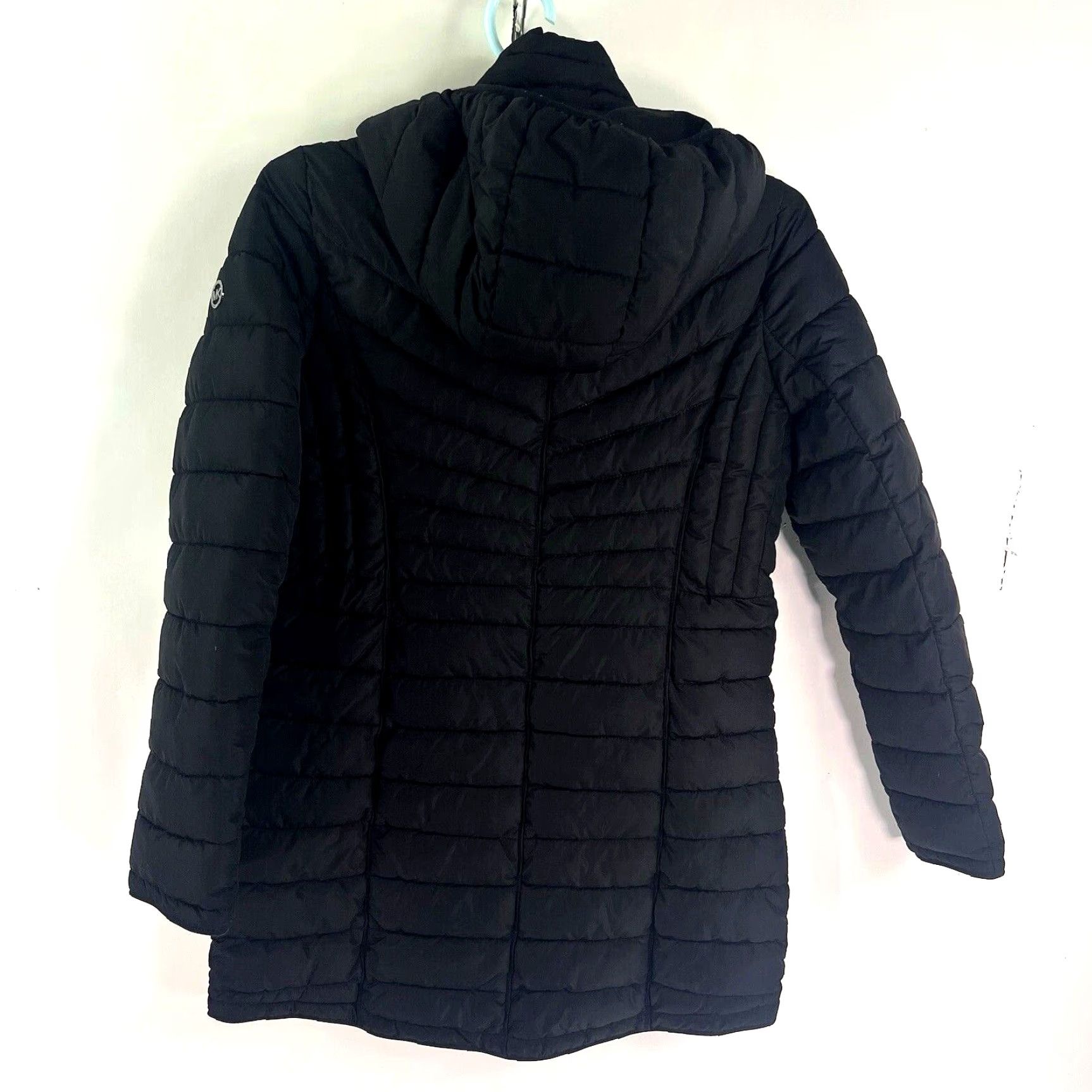 Michael Kors Michael Kors Puffer Jacket Womens S Black Ultra Light Mid Length Size S / US 4 / IT 40 - 6 Thumbnail