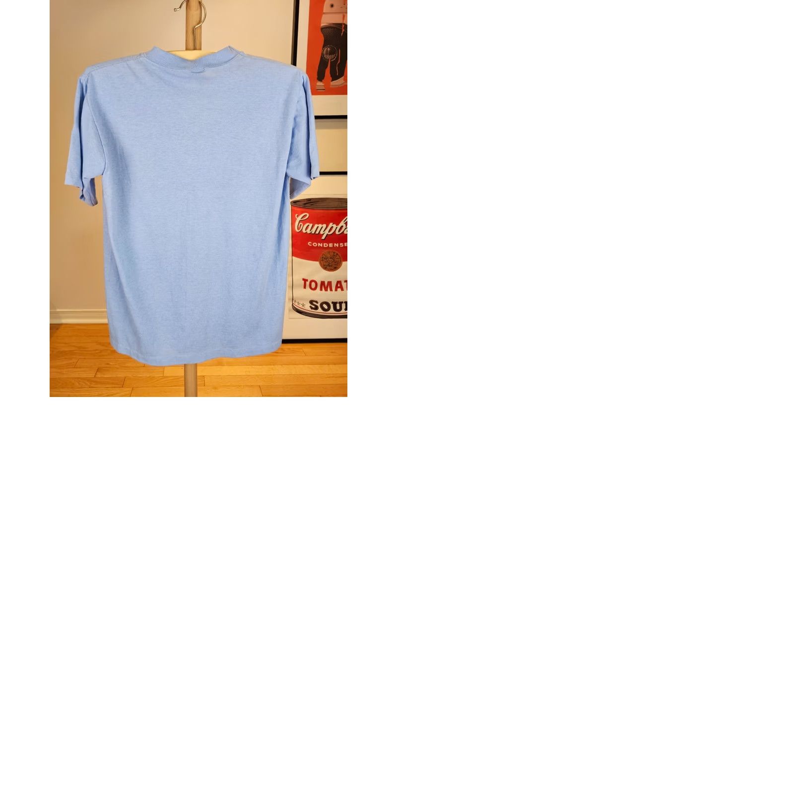 Vintage VINTAGE 82' HUXLEY IA CENTENNIAL SKY BLUE 50/50 PAPER THIN T-SHIRT SZ LARGE Shirt Mens SkyBlue 50/50 82' Huxley IA Centennial Vintage T-Shirt Size US L / EU 52-54 / 3 - 9 Thumbnail